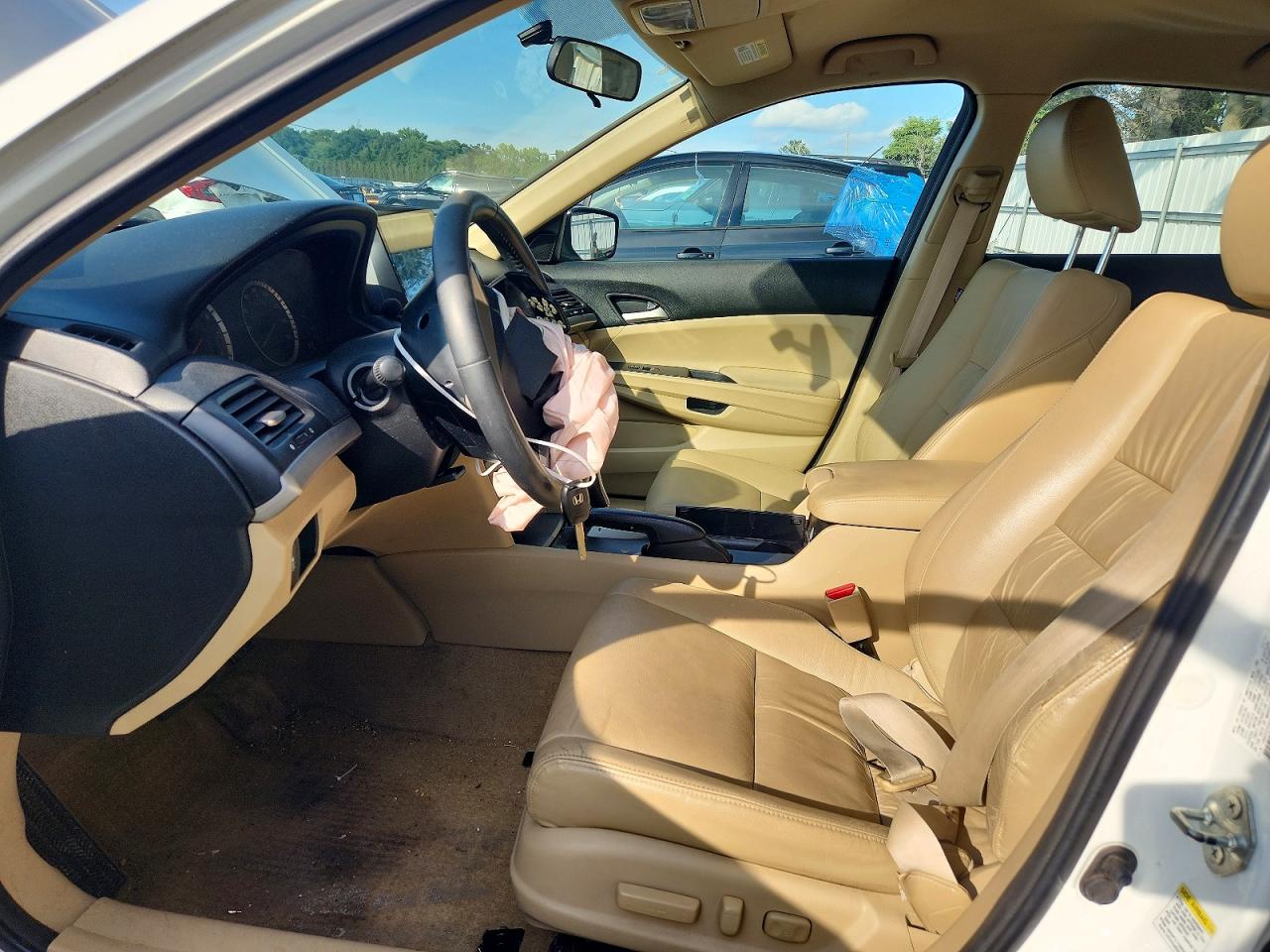 2012 Honda Accord Se Белый vin: 1HGCP2F63CA049709