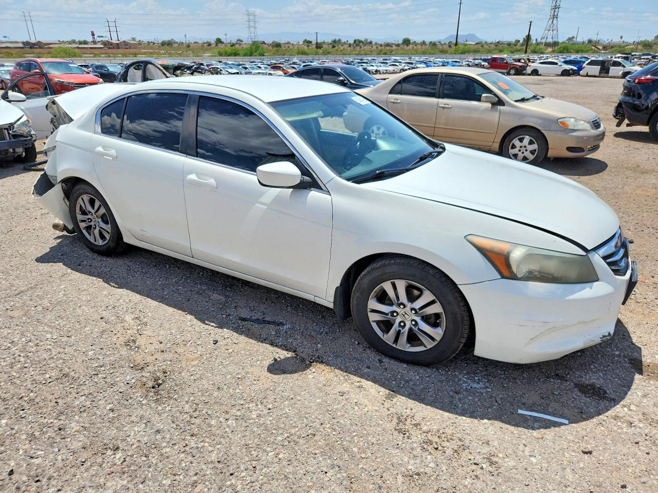 2012 Honda Accord Se White vin: 1HGCP2F63CA057177