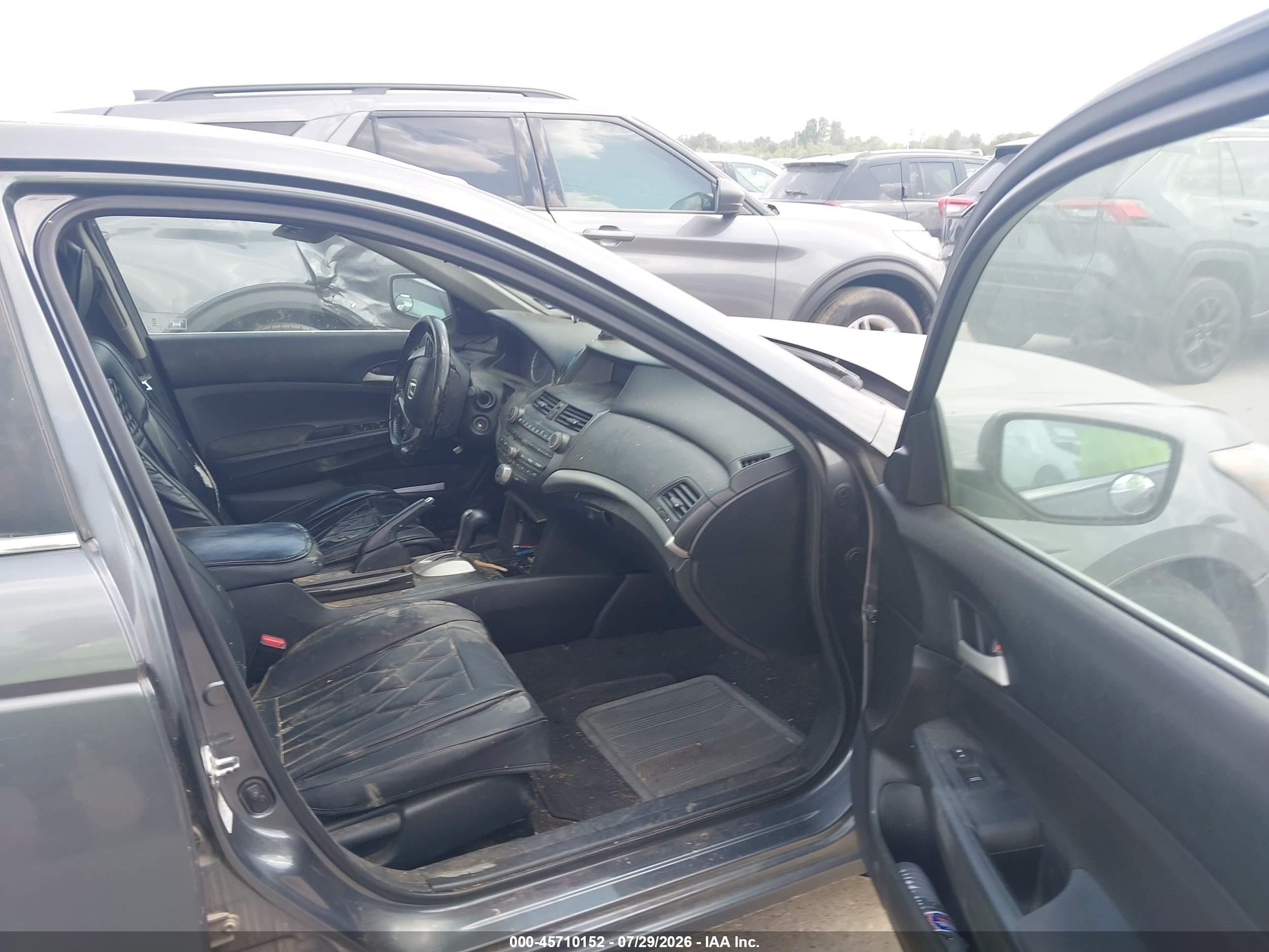 2012 Honda Accord 2.4 Se Gray vin: 1HGCP2F63CA058653