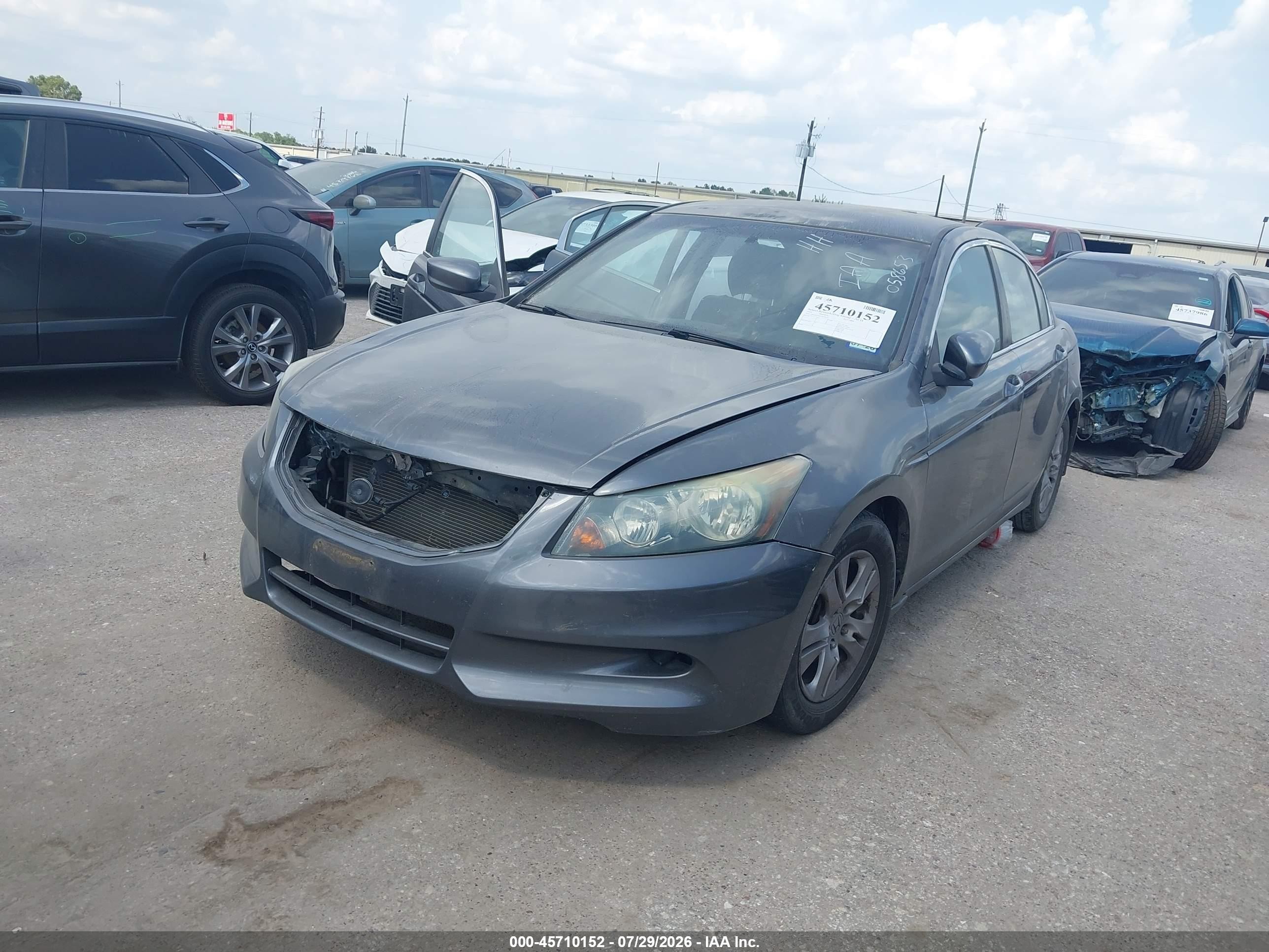 2012 Honda Accord 2.4 Se Gray vin: 1HGCP2F63CA058653