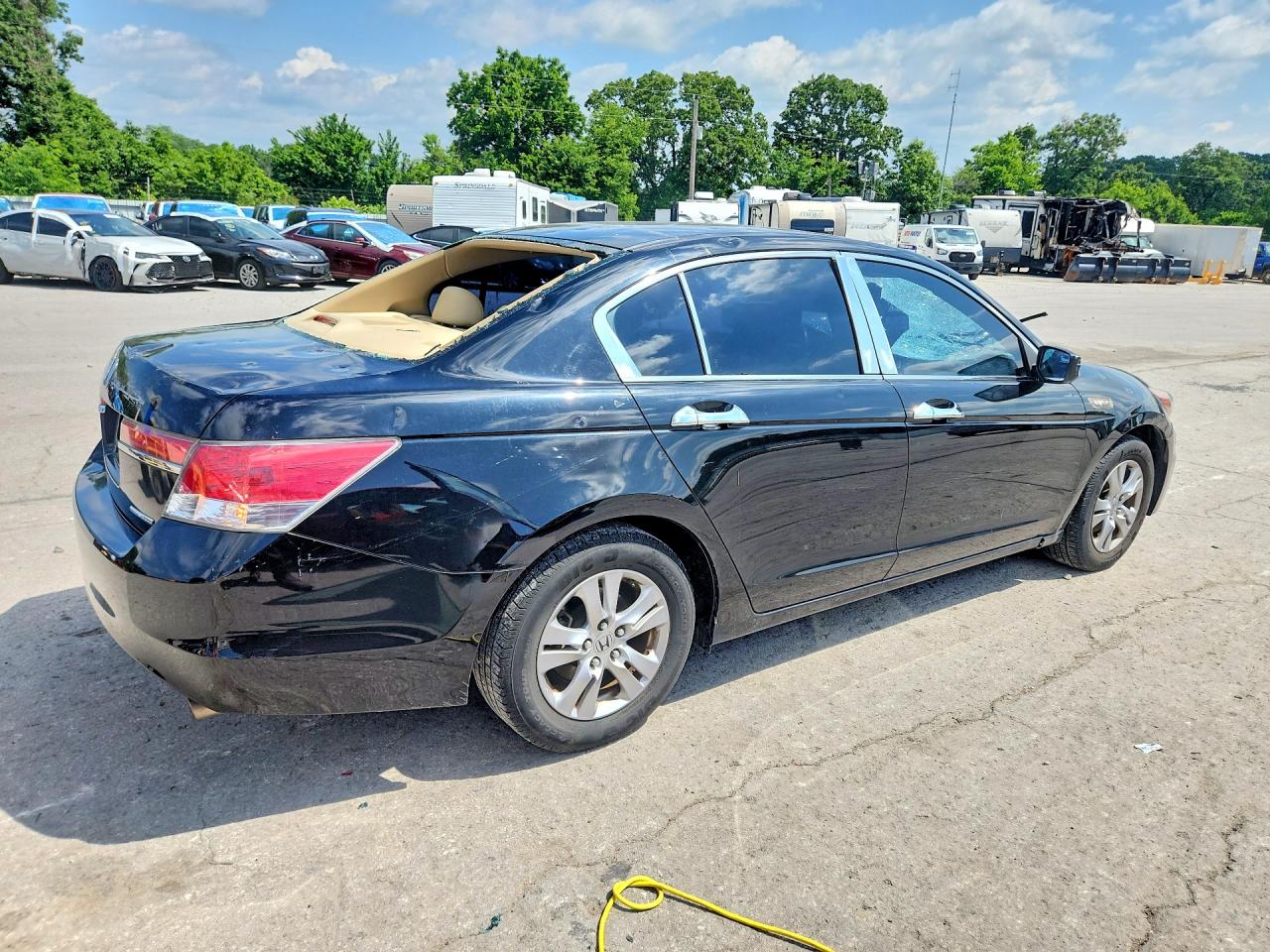 2012 Honda Accord Se Black vin: 1HGCP2F63CA068440