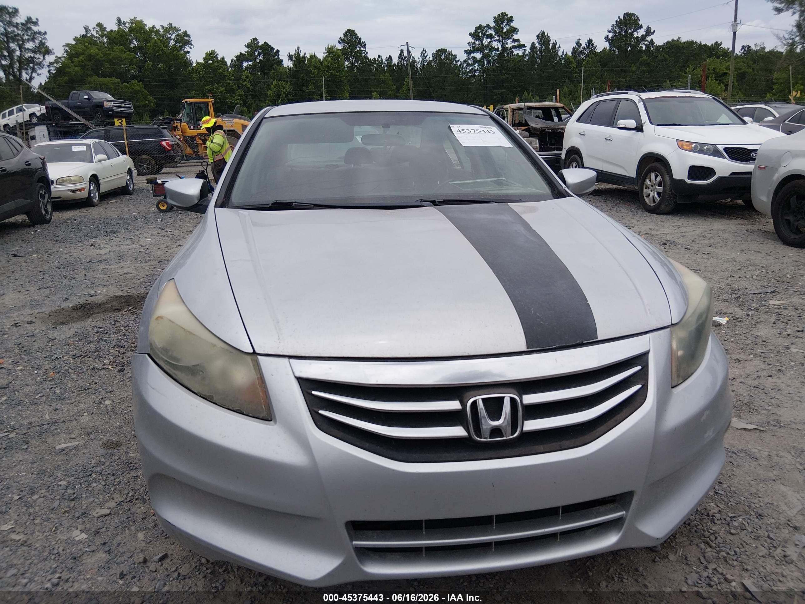 2012 Honda Accord 2.4 Se Silver vin: 1HGCP2F63CA079955