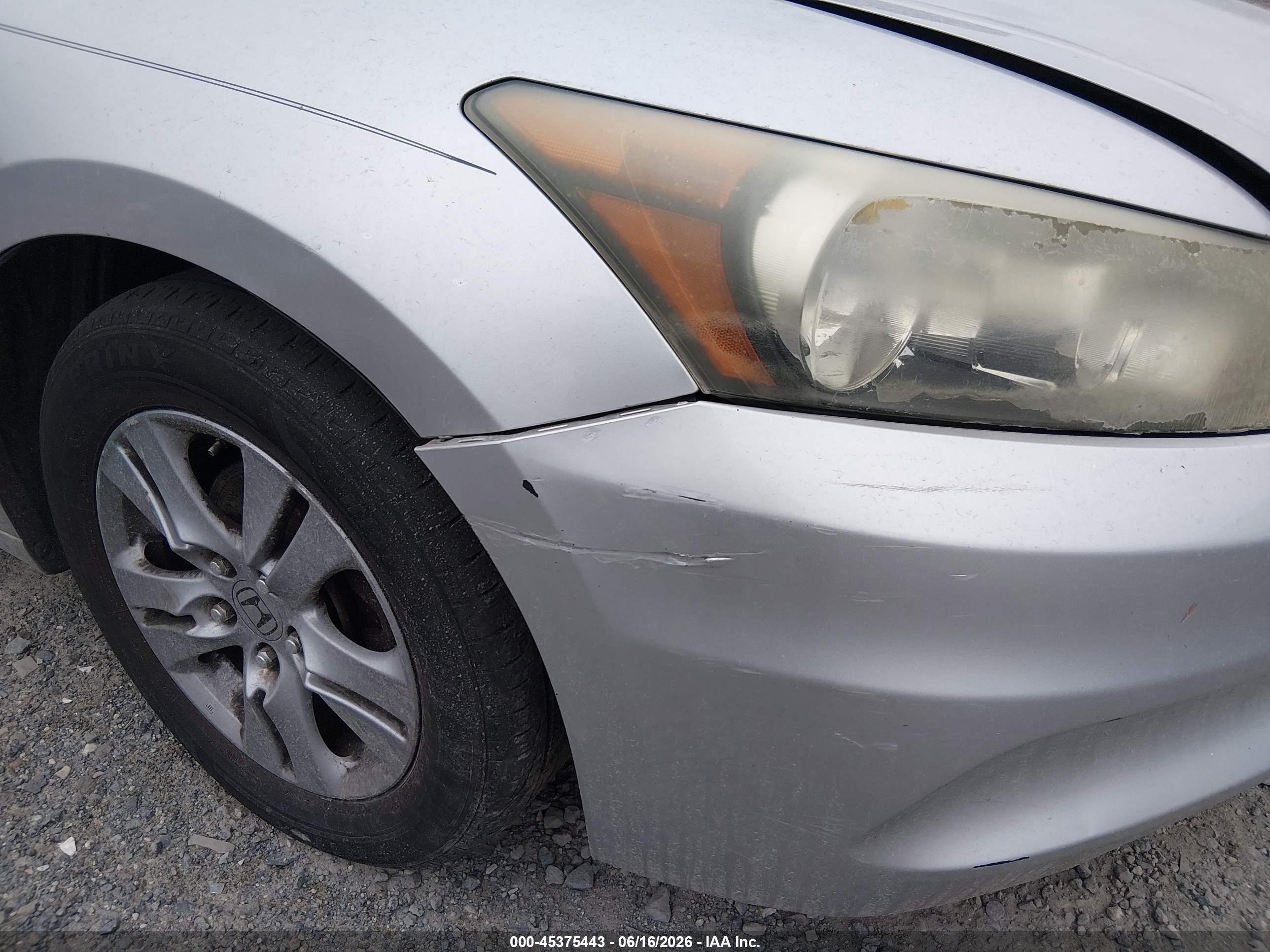 2012 Honda Accord 2.4 Se Silver vin: 1HGCP2F63CA079955