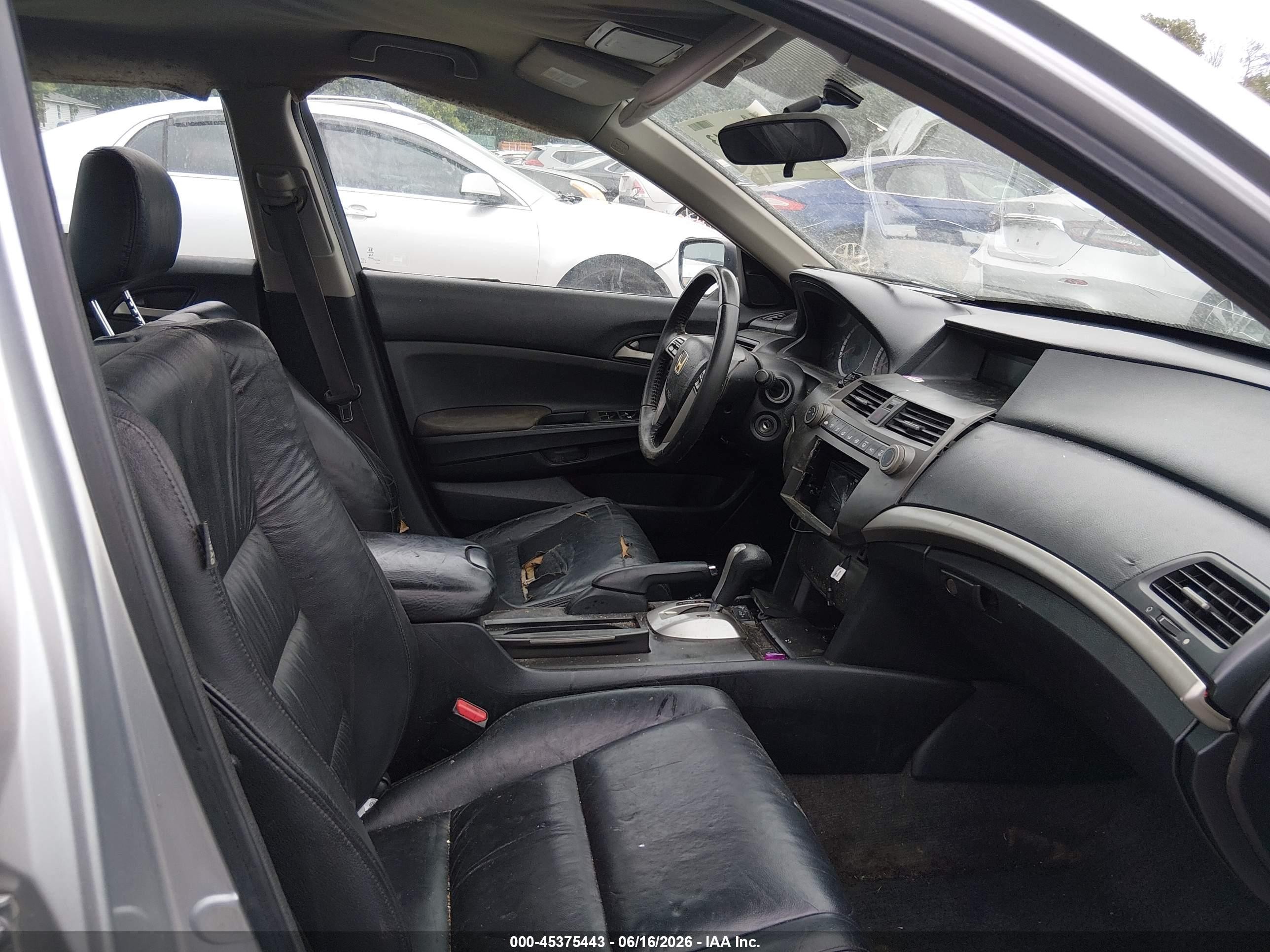 2012 Honda Accord 2.4 Se Silver vin: 1HGCP2F63CA079955