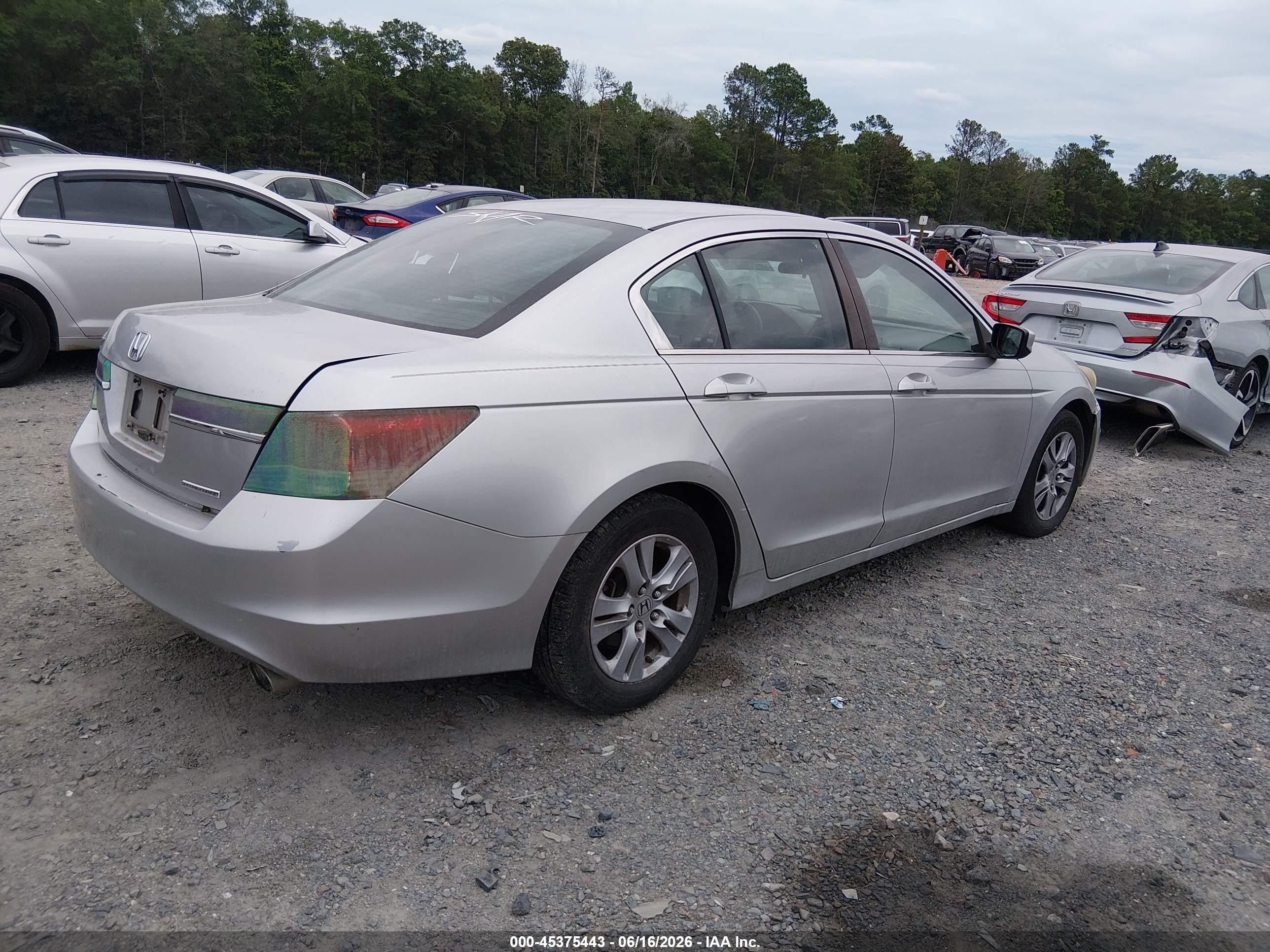 2012 Honda Accord 2.4 Se Silver vin: 1HGCP2F63CA079955