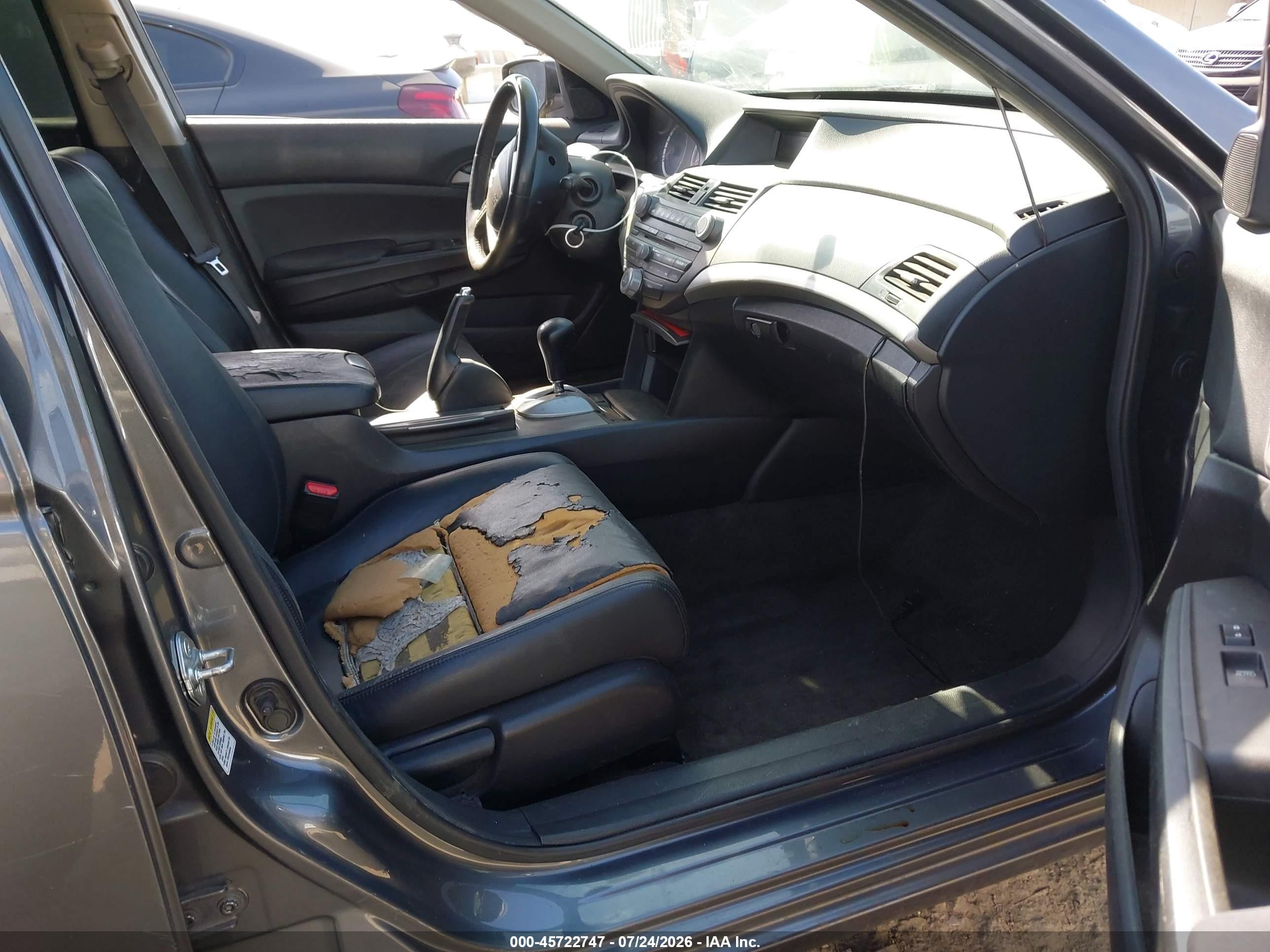 2012 Honda Accord 2.4 Se Gray vin: 1HGCP2F63CA091216