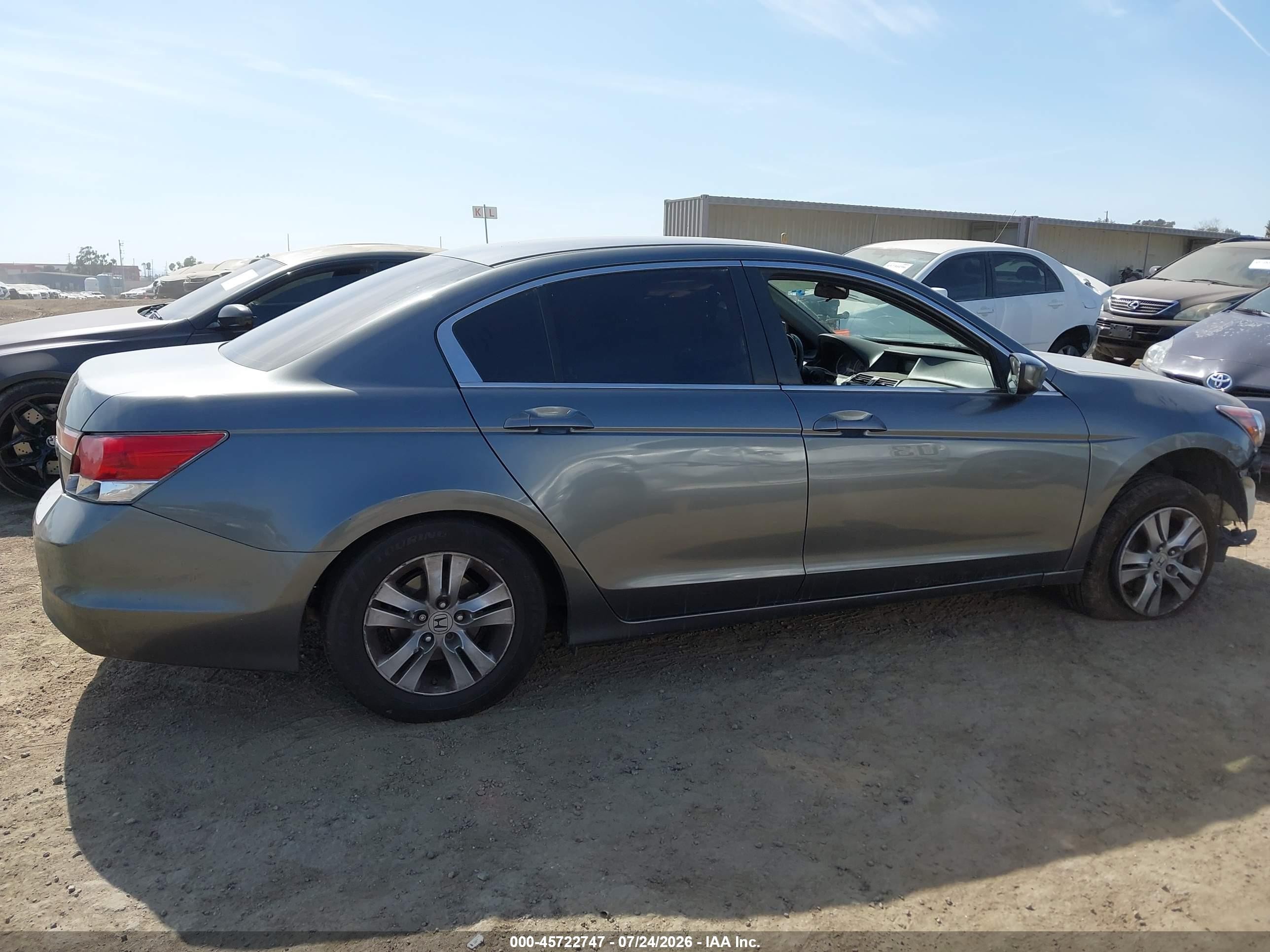 2012 Honda Accord 2.4 Se Gray vin: 1HGCP2F63CA091216
