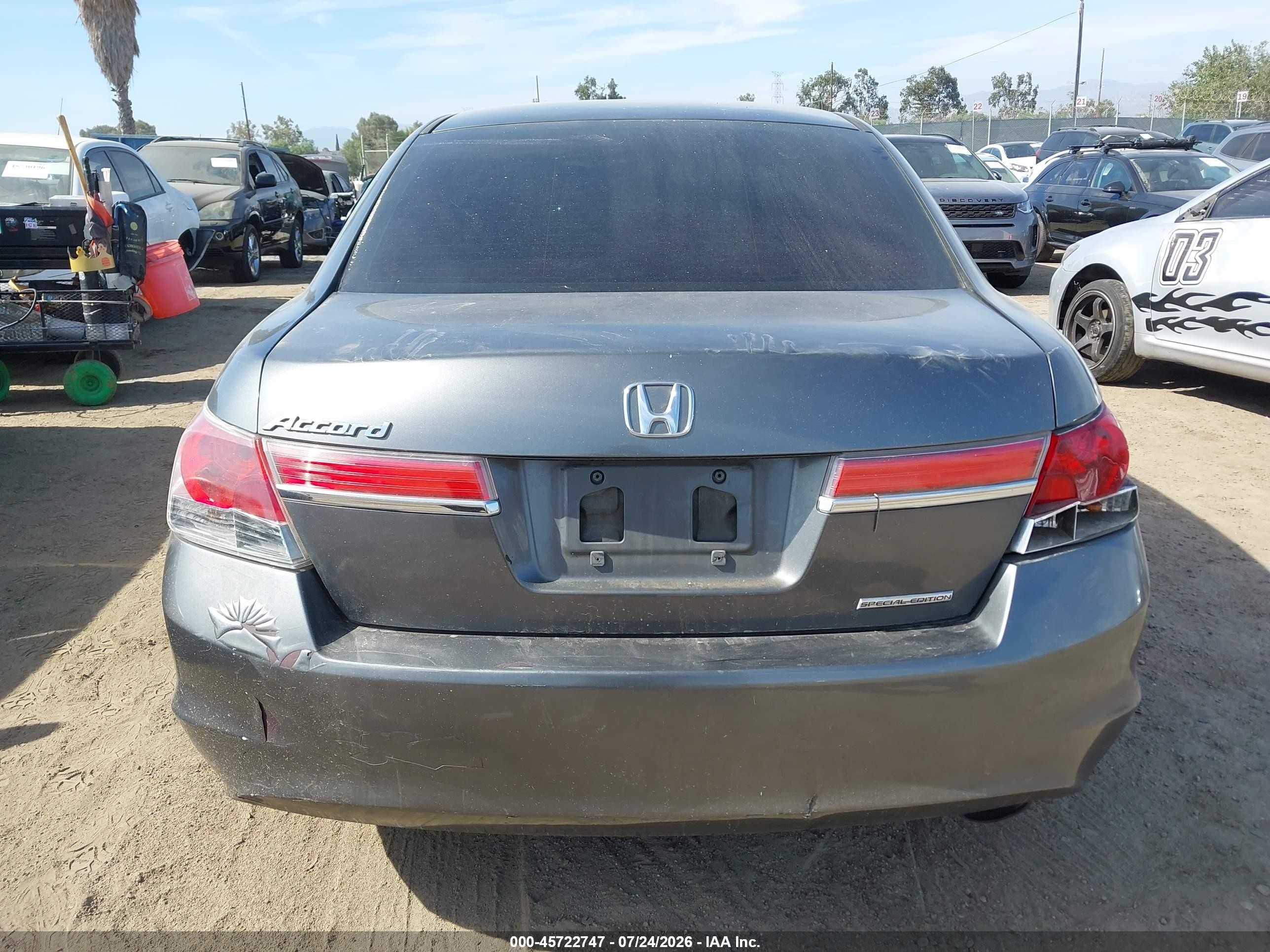 2012 Honda Accord 2.4 Se Gray vin: 1HGCP2F63CA091216