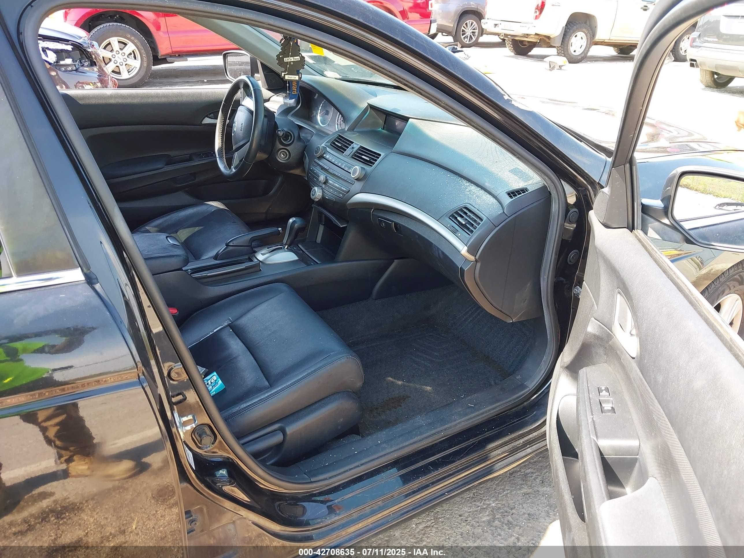 2012 Honda Accord 2.4 Se Black vin: 1HGCP2F63CA125056