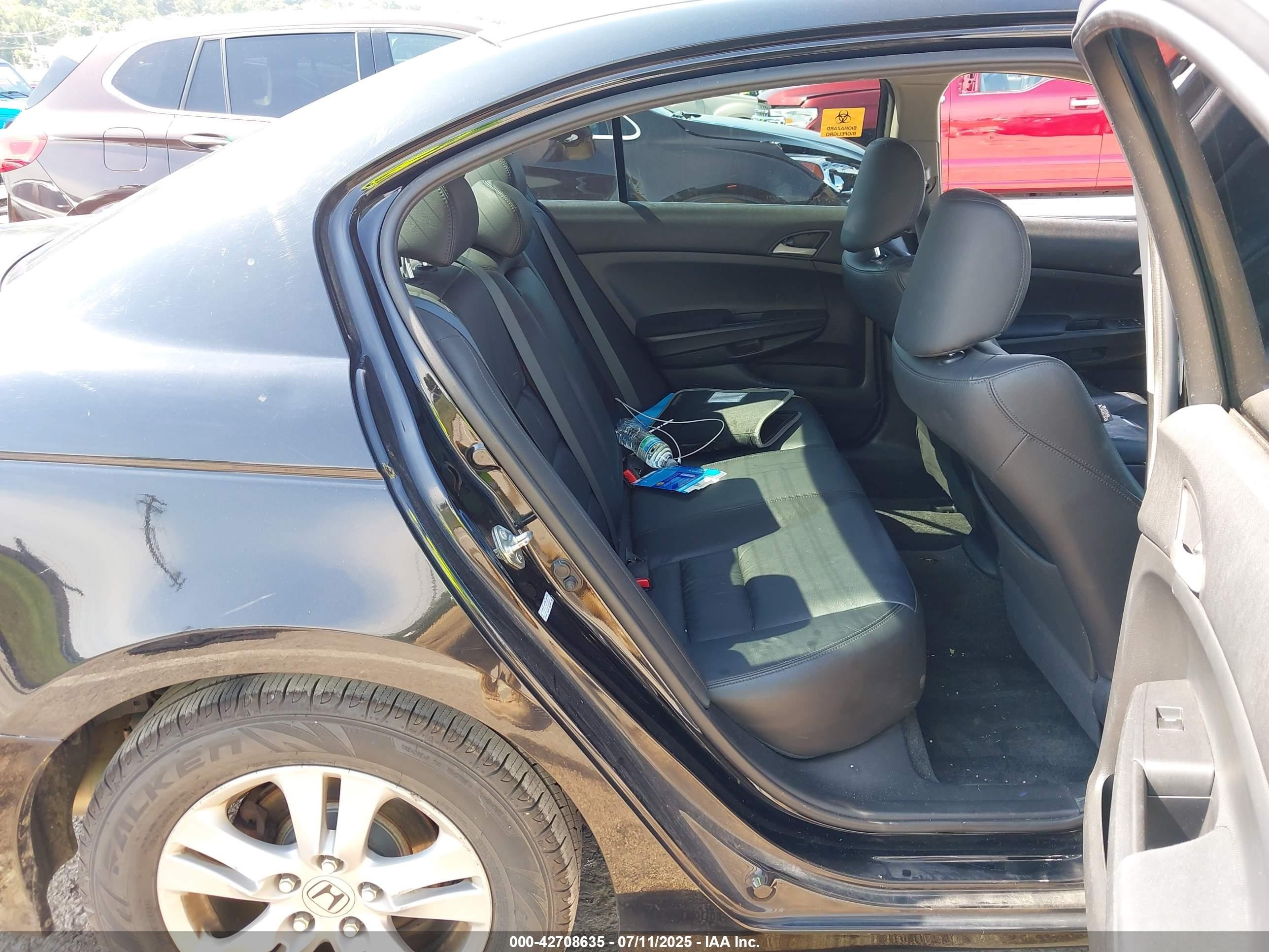 2012 Honda Accord 2.4 Se Black vin: 1HGCP2F63CA125056