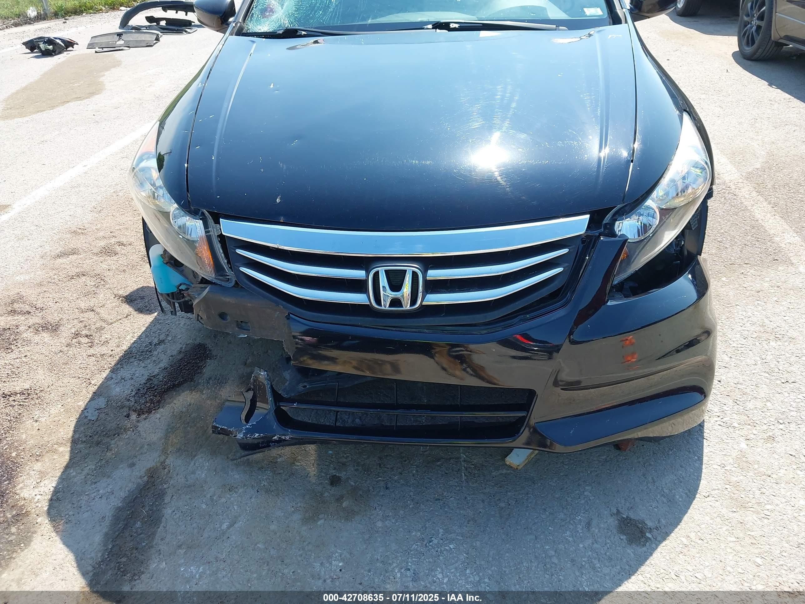 2012 Honda Accord 2.4 Se Black vin: 1HGCP2F63CA125056