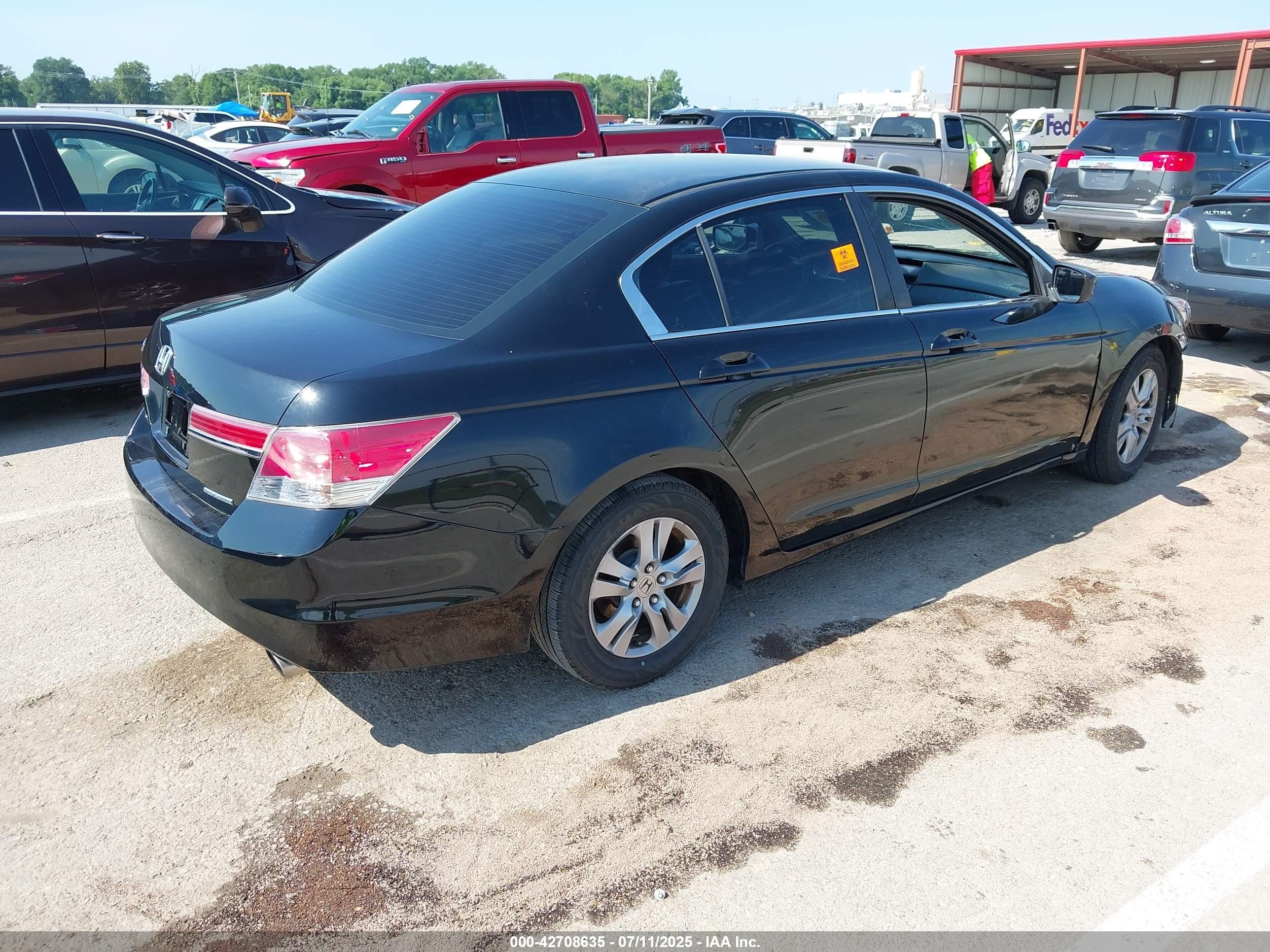 2012 Honda Accord 2.4 Se Black vin: 1HGCP2F63CA125056