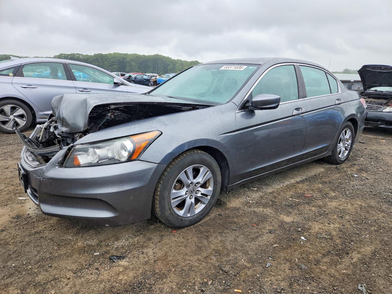 2012 Honda Accord Se Gray vin: 1HGCP2F63CA171308