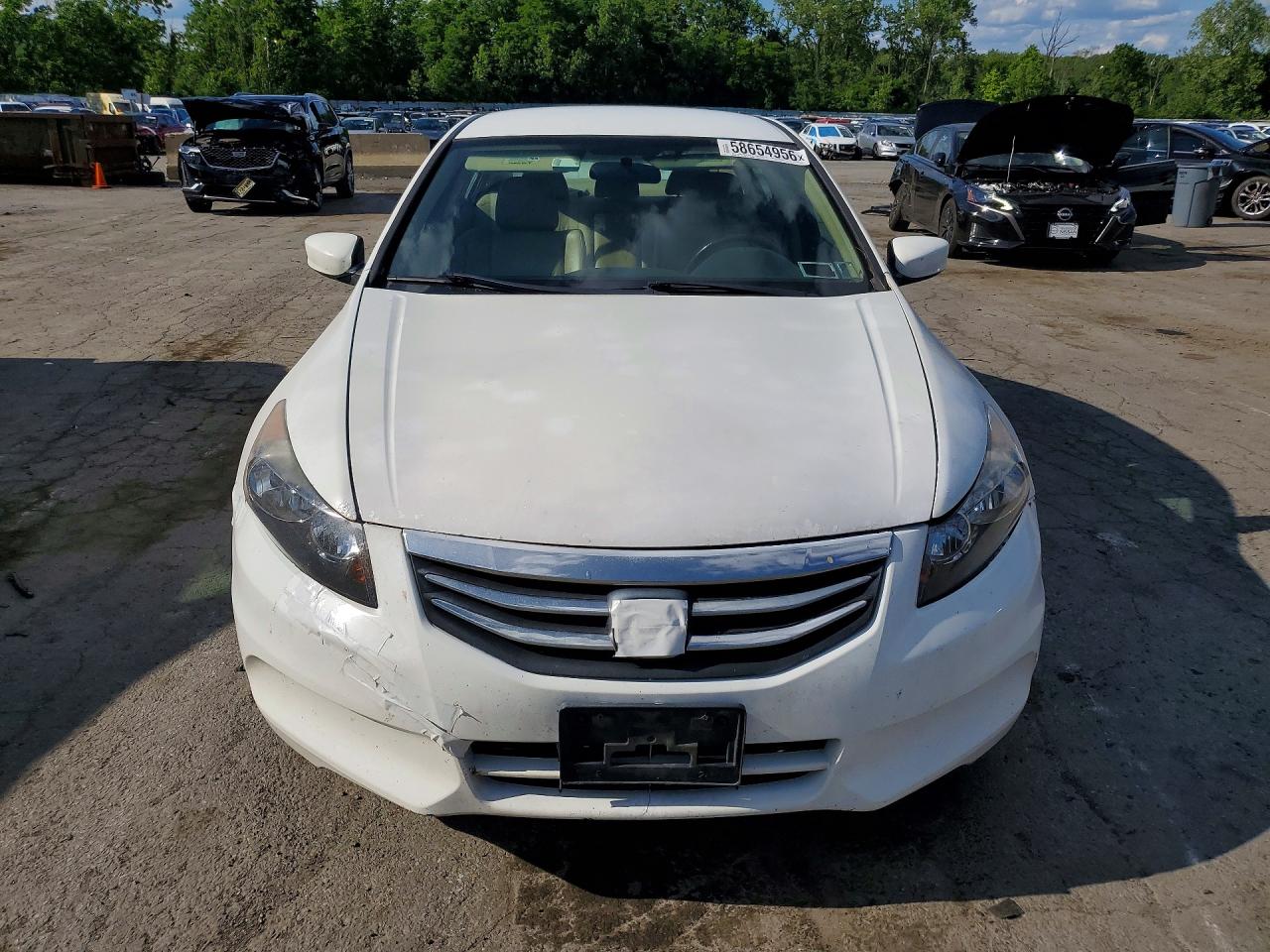 2012 Honda Accord Se White vin: 1HGCP2F63CA179781