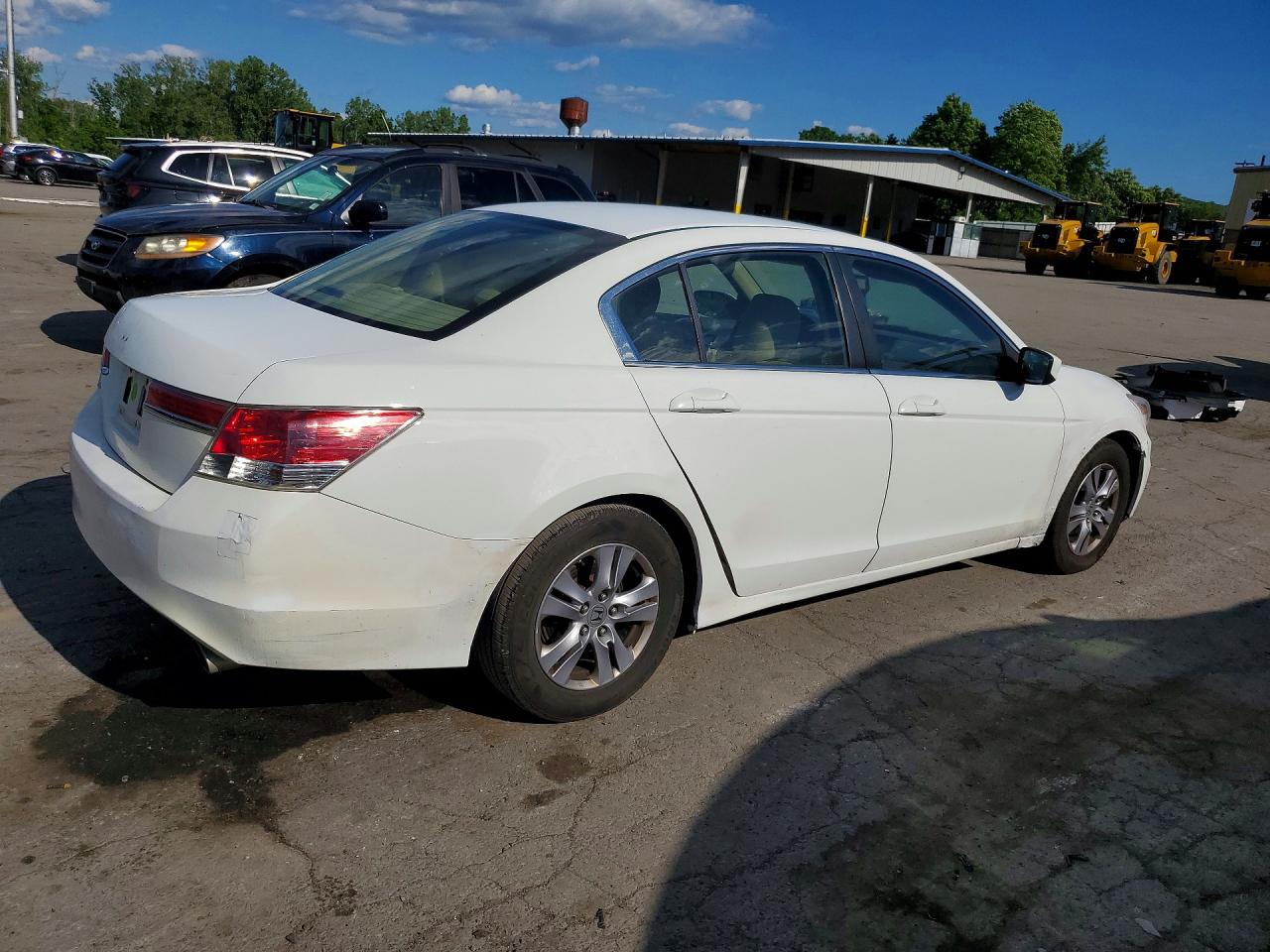 2012 Honda Accord Se White vin: 1HGCP2F63CA179781