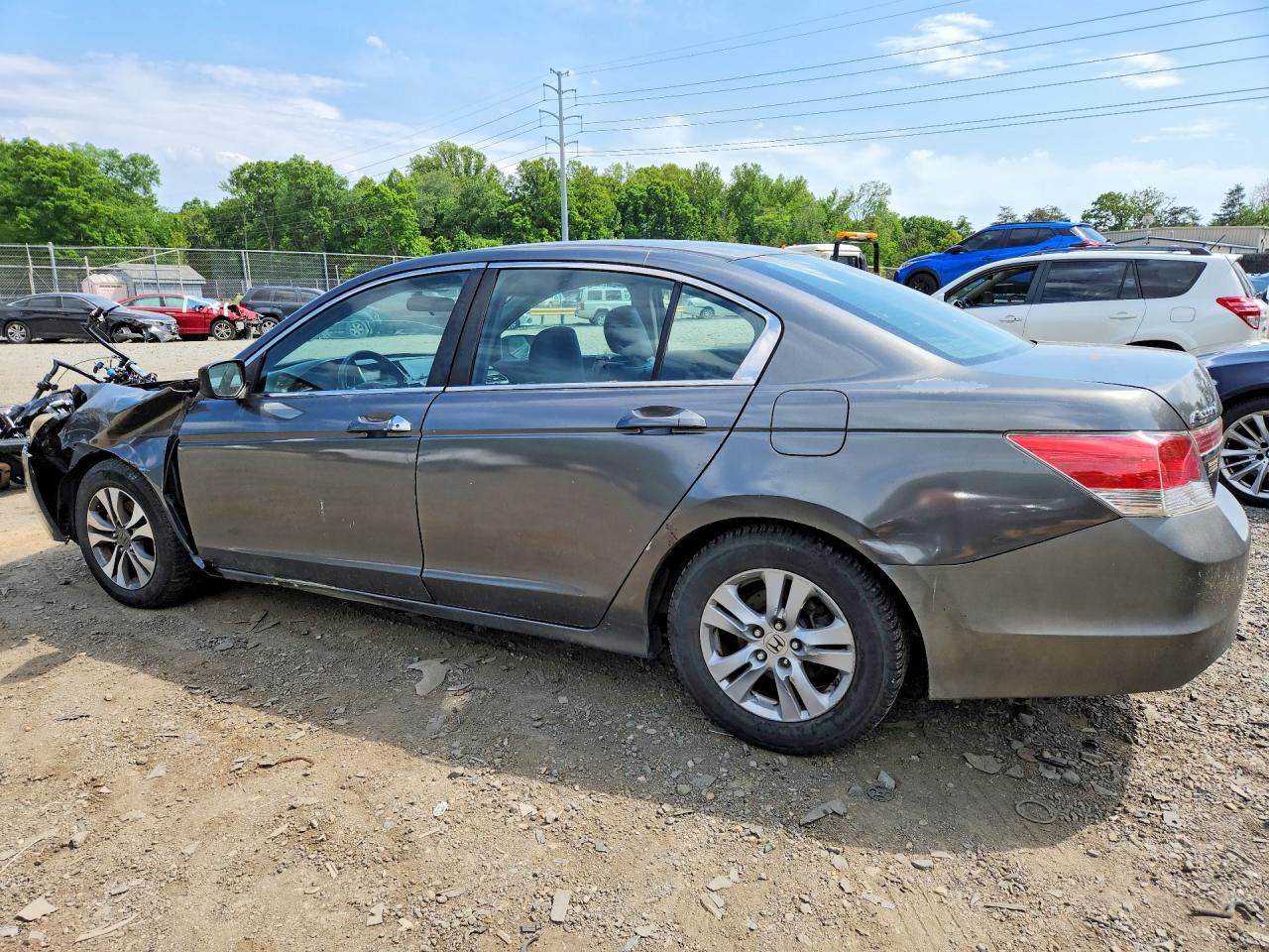 2012 Honda Accord Se Gray vin: 1HGCP2F63CA183295
