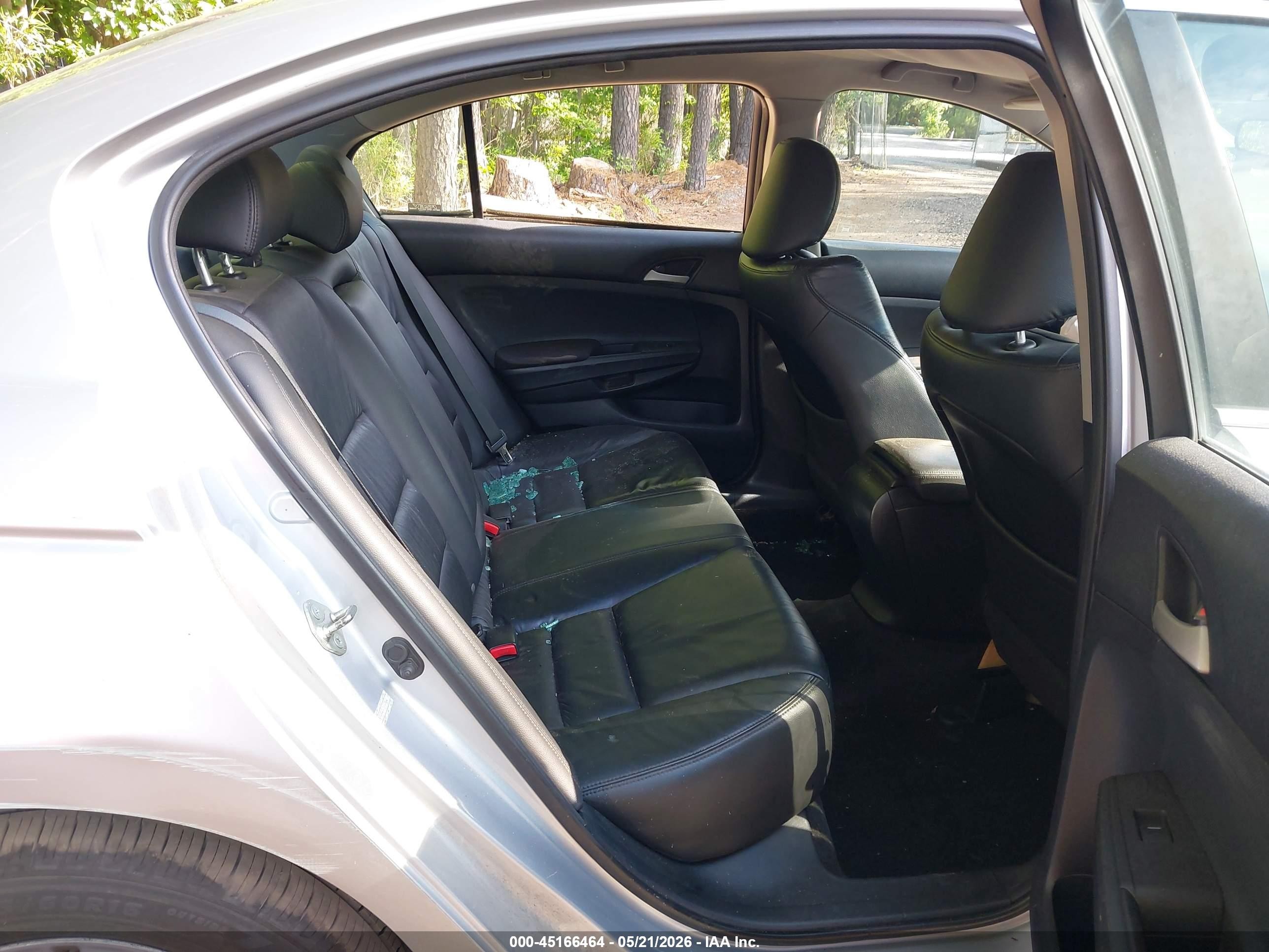 2012 Honda Accord 2.4 Se Silver vin: 1HGCP2F63CA187864