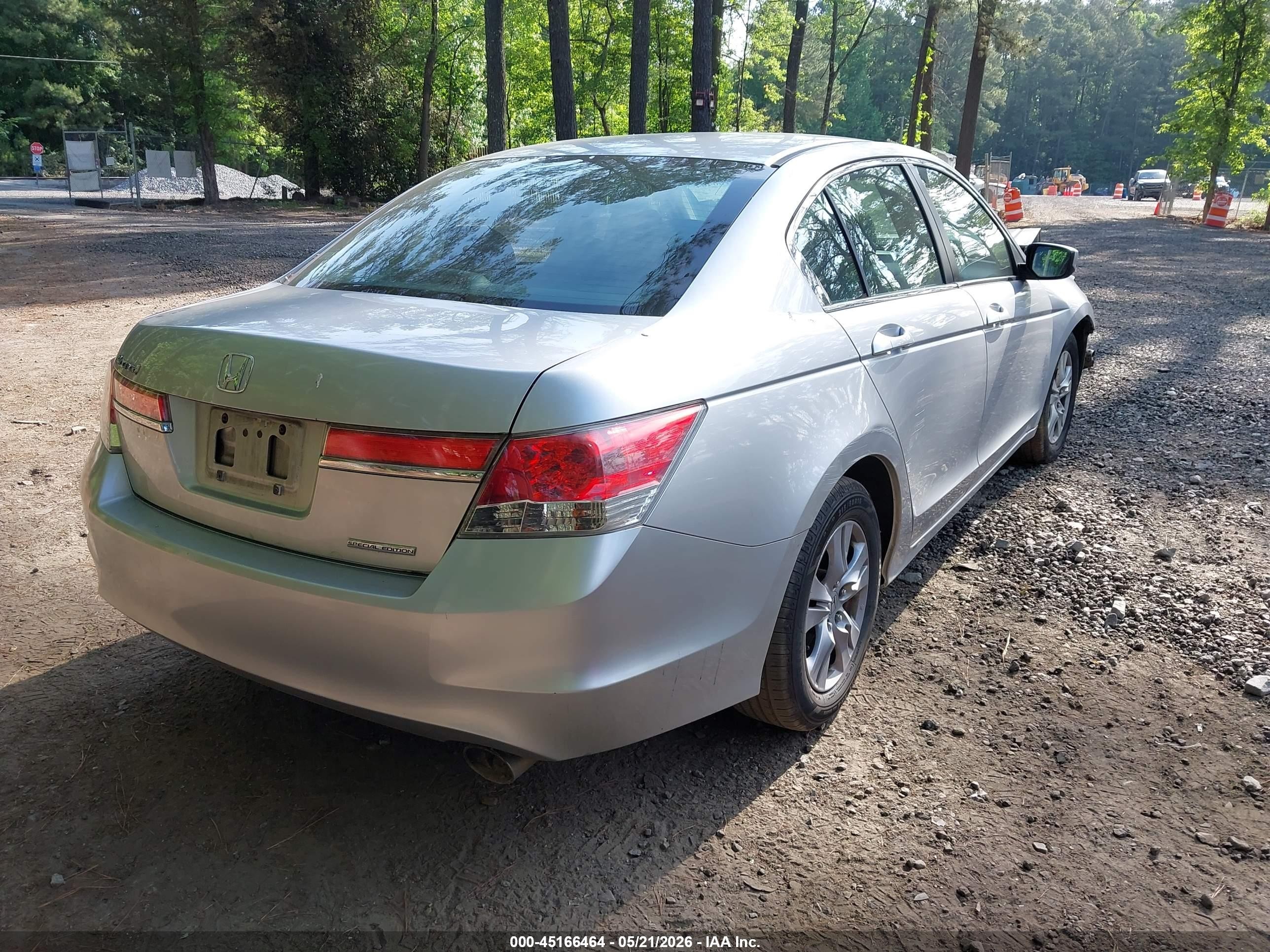 2012 Honda Accord 2.4 Se Silver vin: 1HGCP2F63CA187864