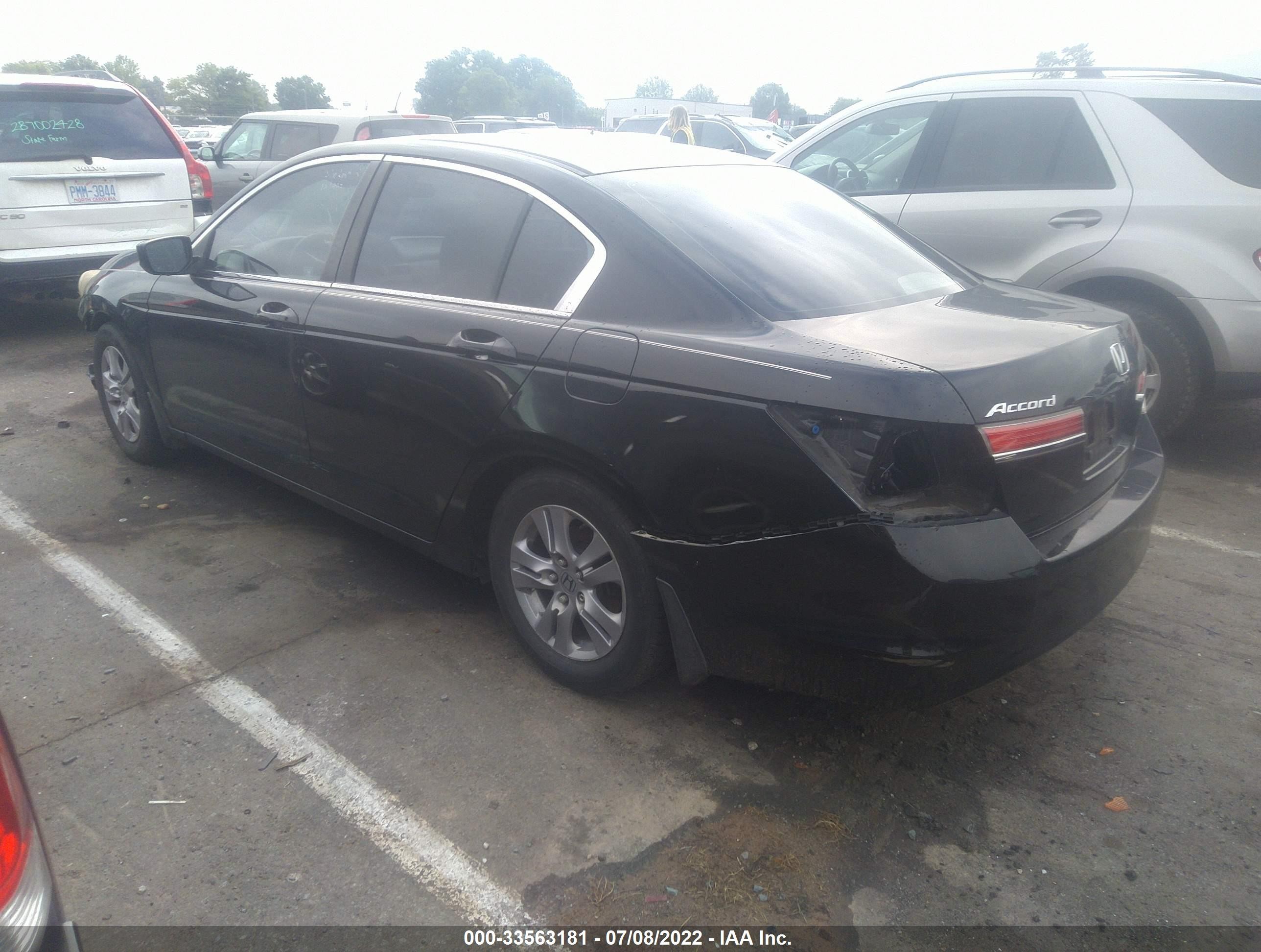 2012 Honda Accord 2.4 Se Black vin: 1HGCP2F63CA213928