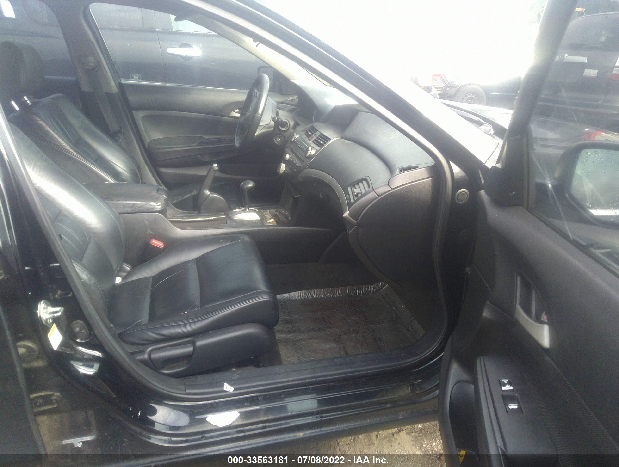 2012 Honda Accord 2.4 Se Black vin: 1HGCP2F63CA213928