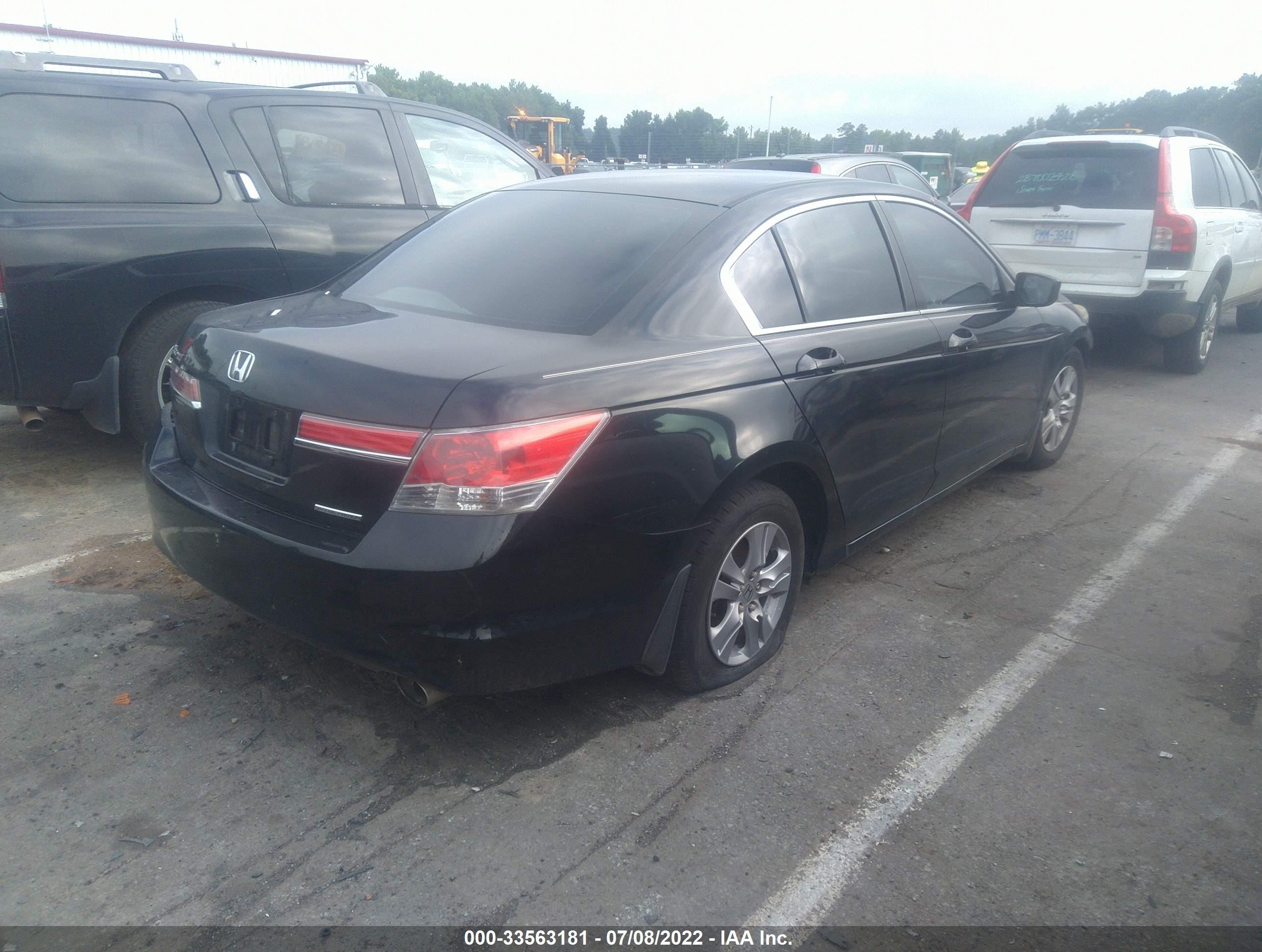 2012 Honda Accord 2.4 Se Black vin: 1HGCP2F63CA213928