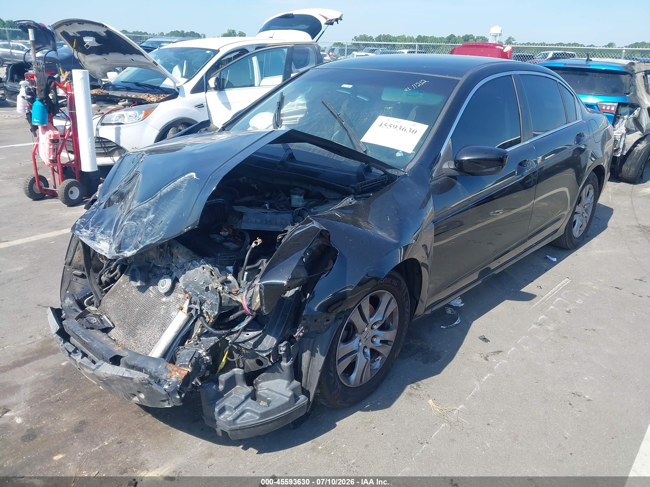 2012 Honda Accord 2.4 Se Black vin: 1HGCP2F63CA225190