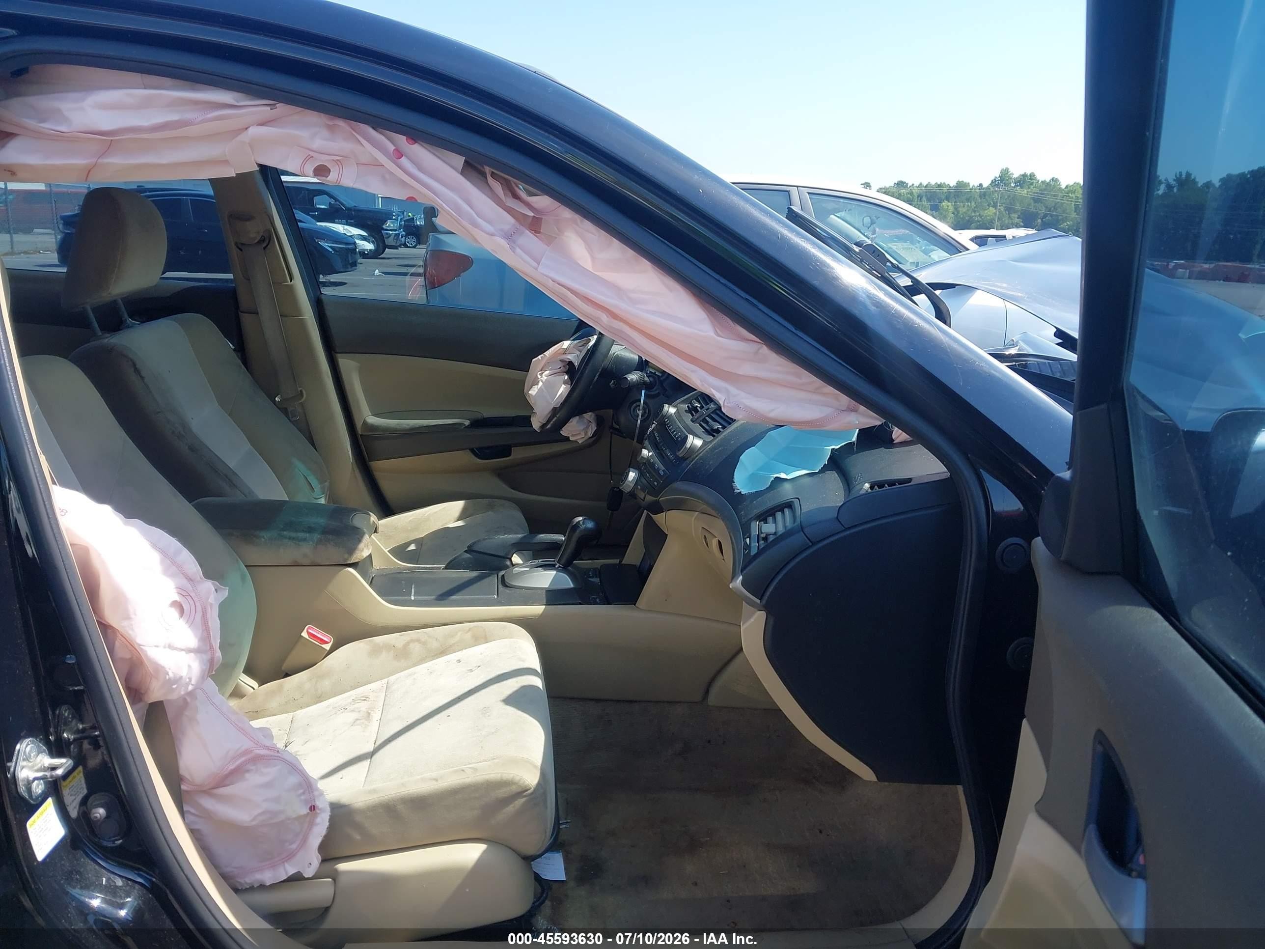 2012 Honda Accord 2.4 Se Black vin: 1HGCP2F63CA225190