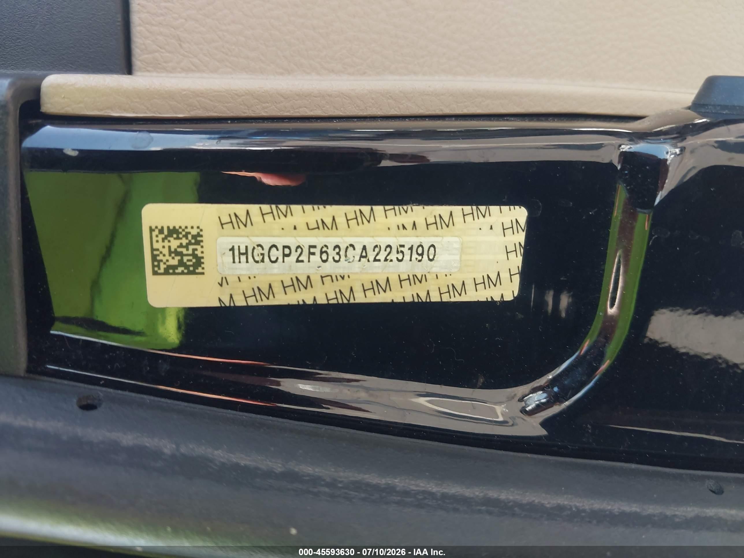 2012 Honda Accord 2.4 Se Black vin: 1HGCP2F63CA225190