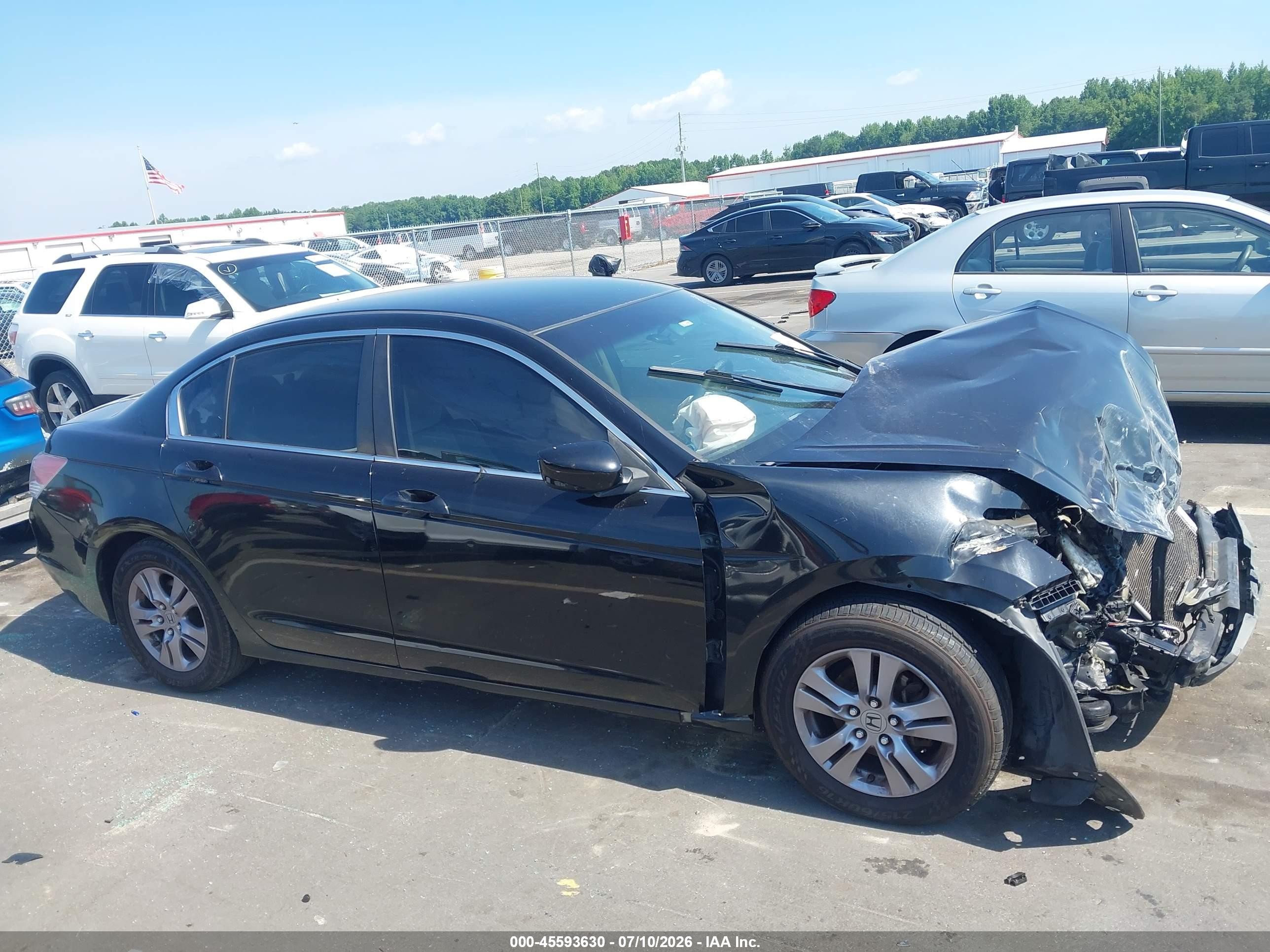 2012 Honda Accord 2.4 Se Black vin: 1HGCP2F63CA225190