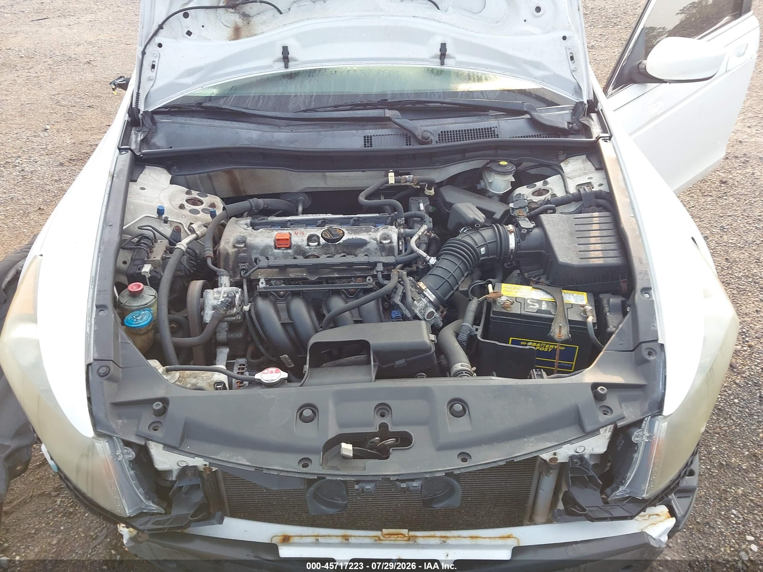 2012 Honda Accord 2.4 Se White vin: 1HGCP2F63CA227294