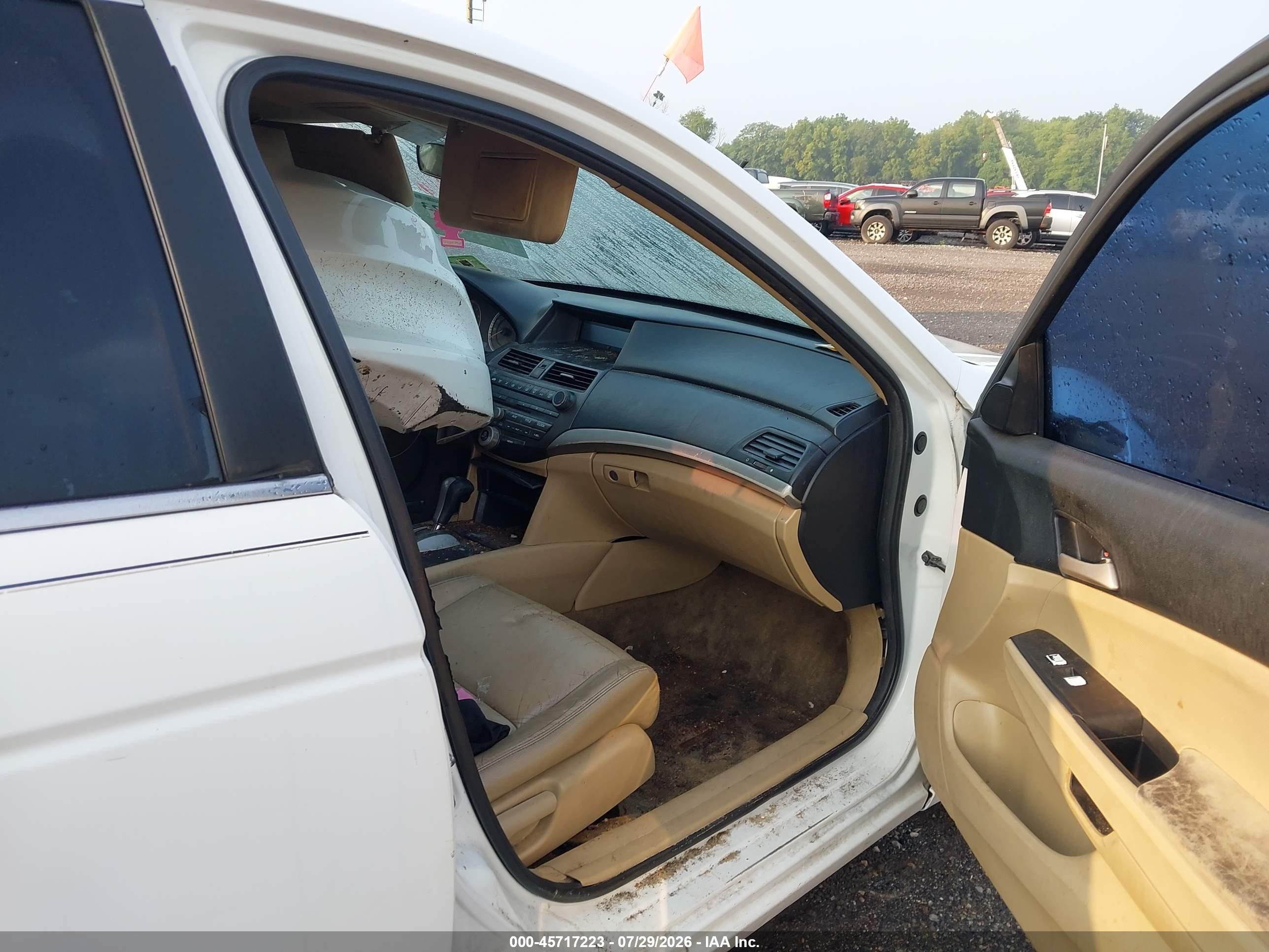 2012 Honda Accord 2.4 Se White vin: 1HGCP2F63CA227294