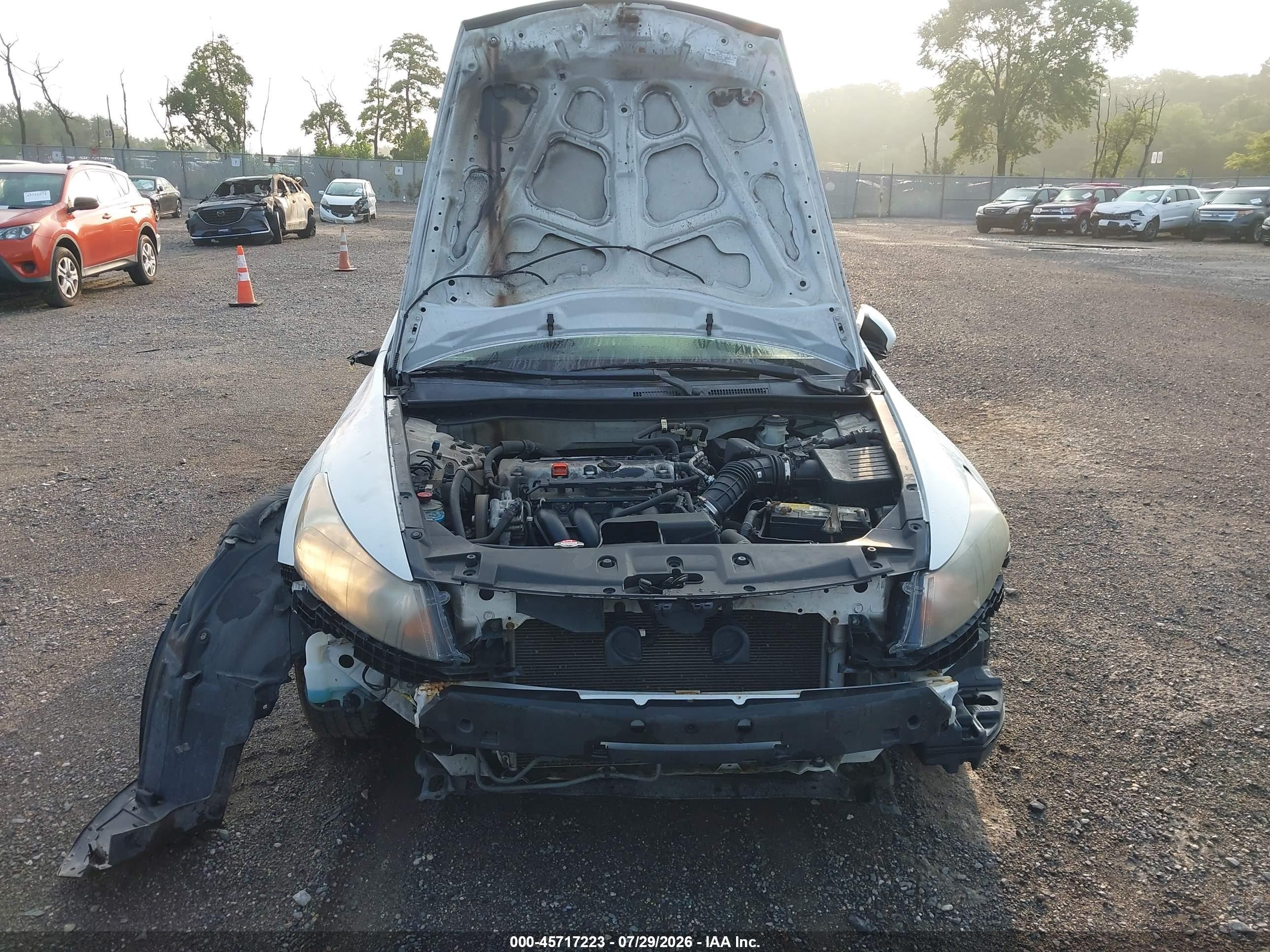 2012 Honda Accord 2.4 Se White vin: 1HGCP2F63CA227294