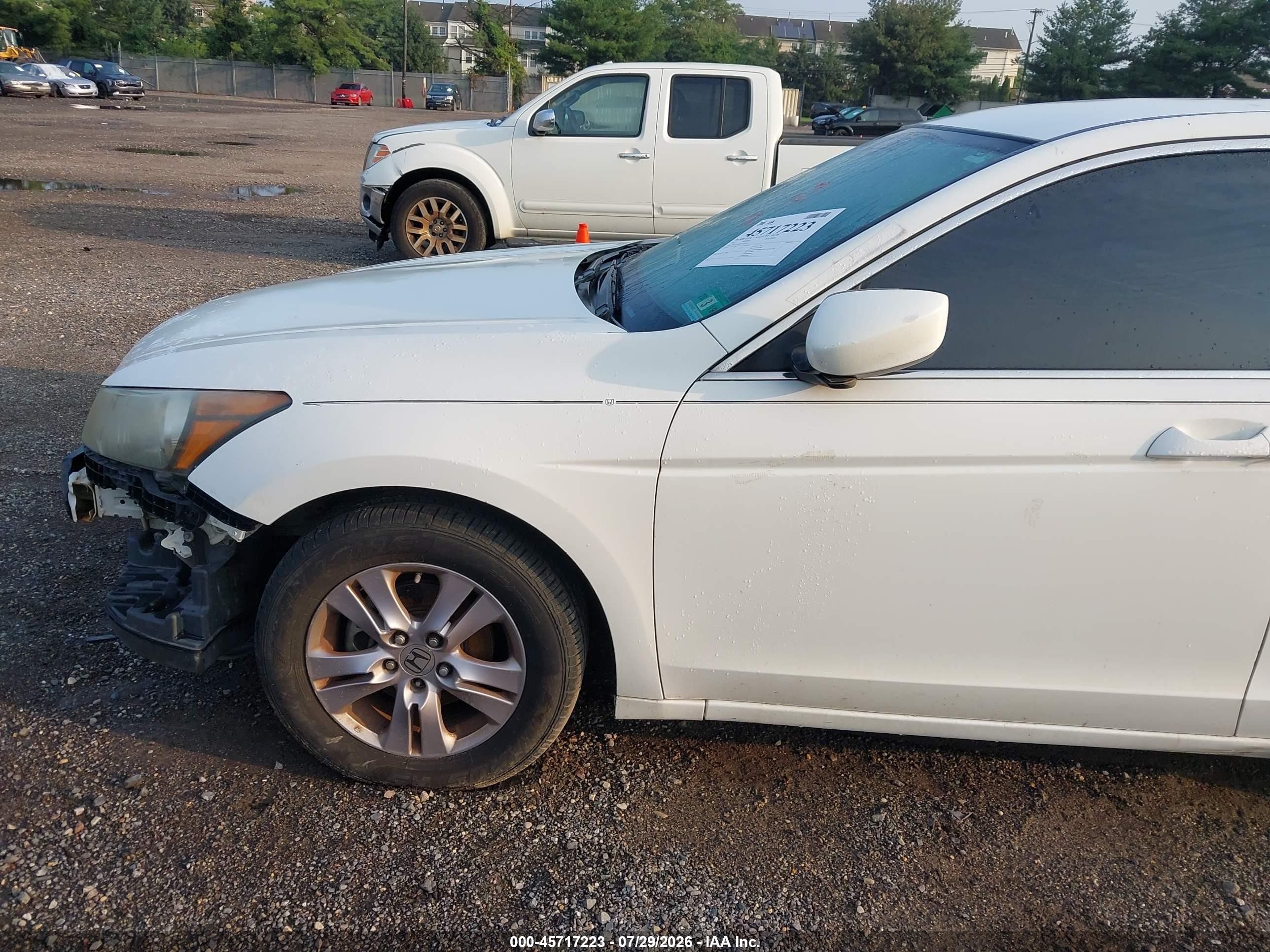 2012 Honda Accord 2.4 Se White vin: 1HGCP2F63CA227294