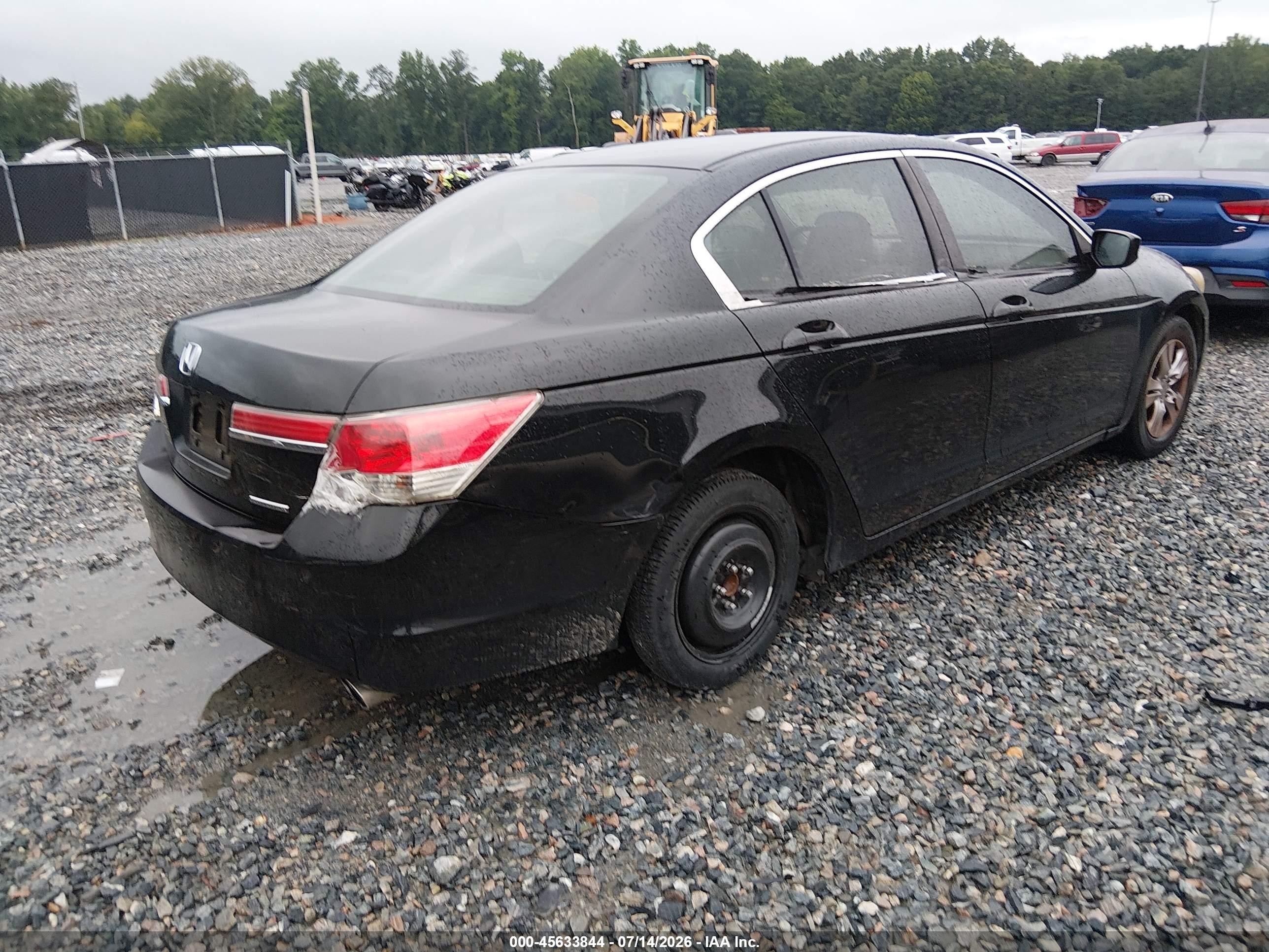 2012 Honda Accord 2.4 Se Black vin: 1HGCP2F63CA232804