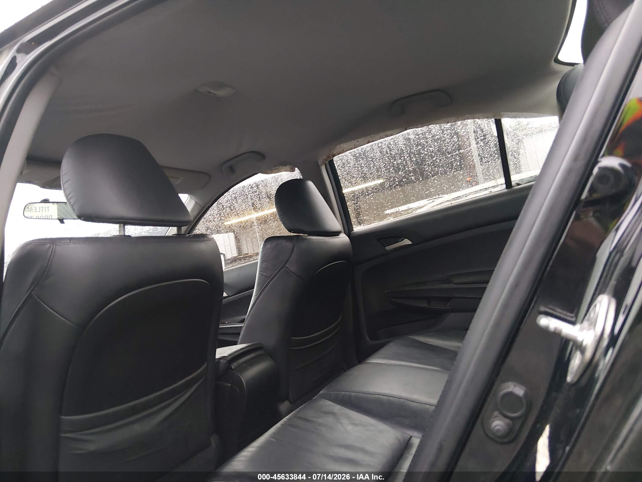 2012 Honda Accord 2.4 Se Black vin: 1HGCP2F63CA232804