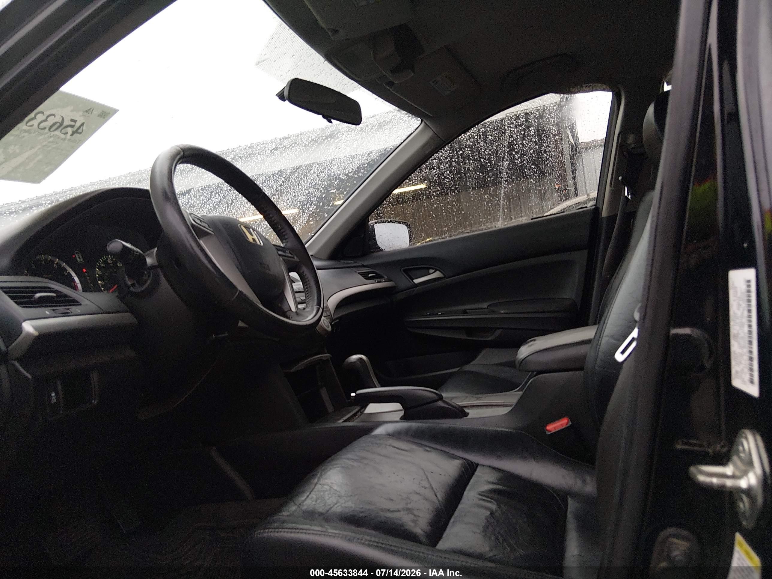 2012 Honda Accord 2.4 Se Black vin: 1HGCP2F63CA232804