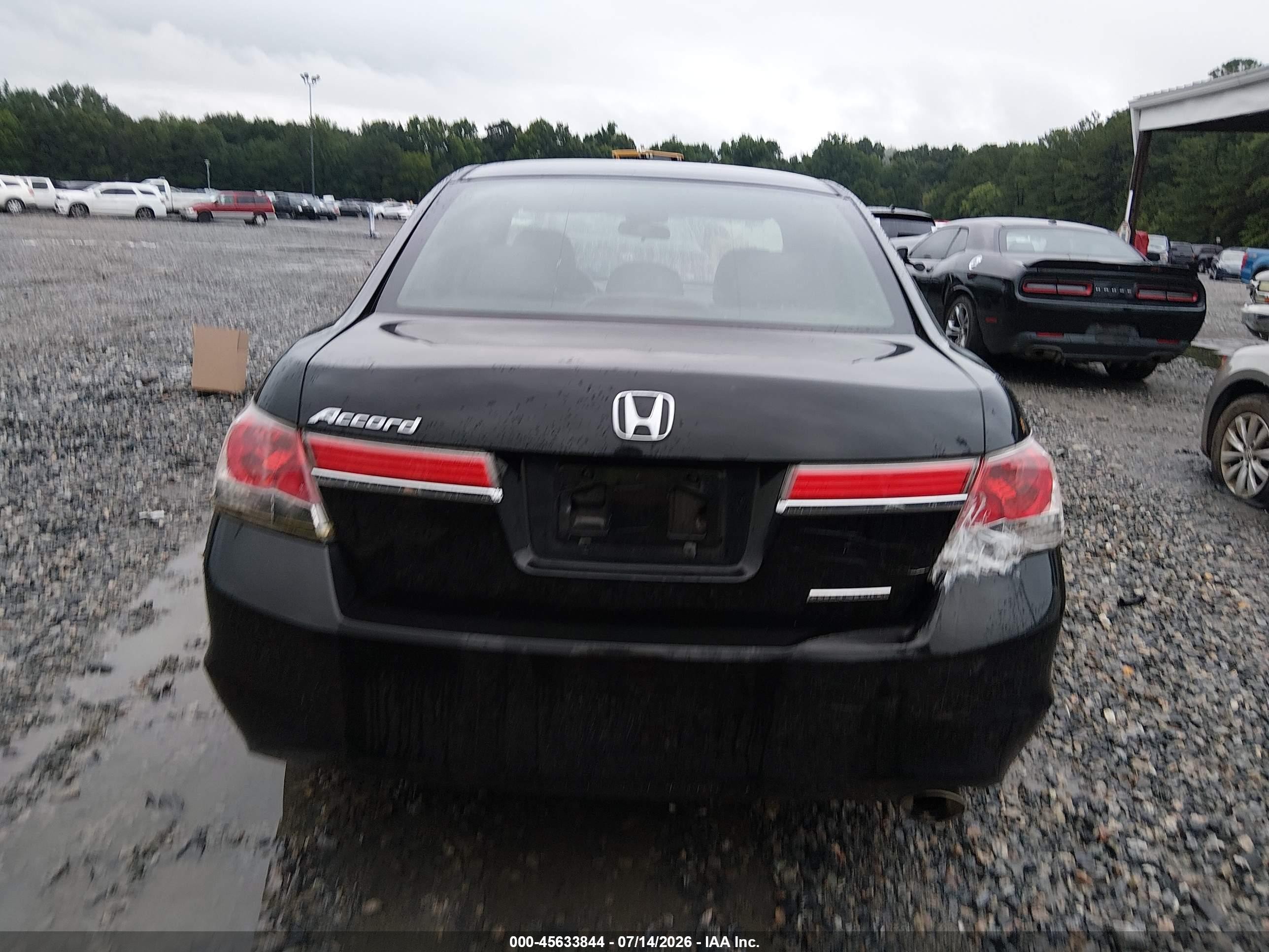 2012 Honda Accord 2.4 Se Black vin: 1HGCP2F63CA232804