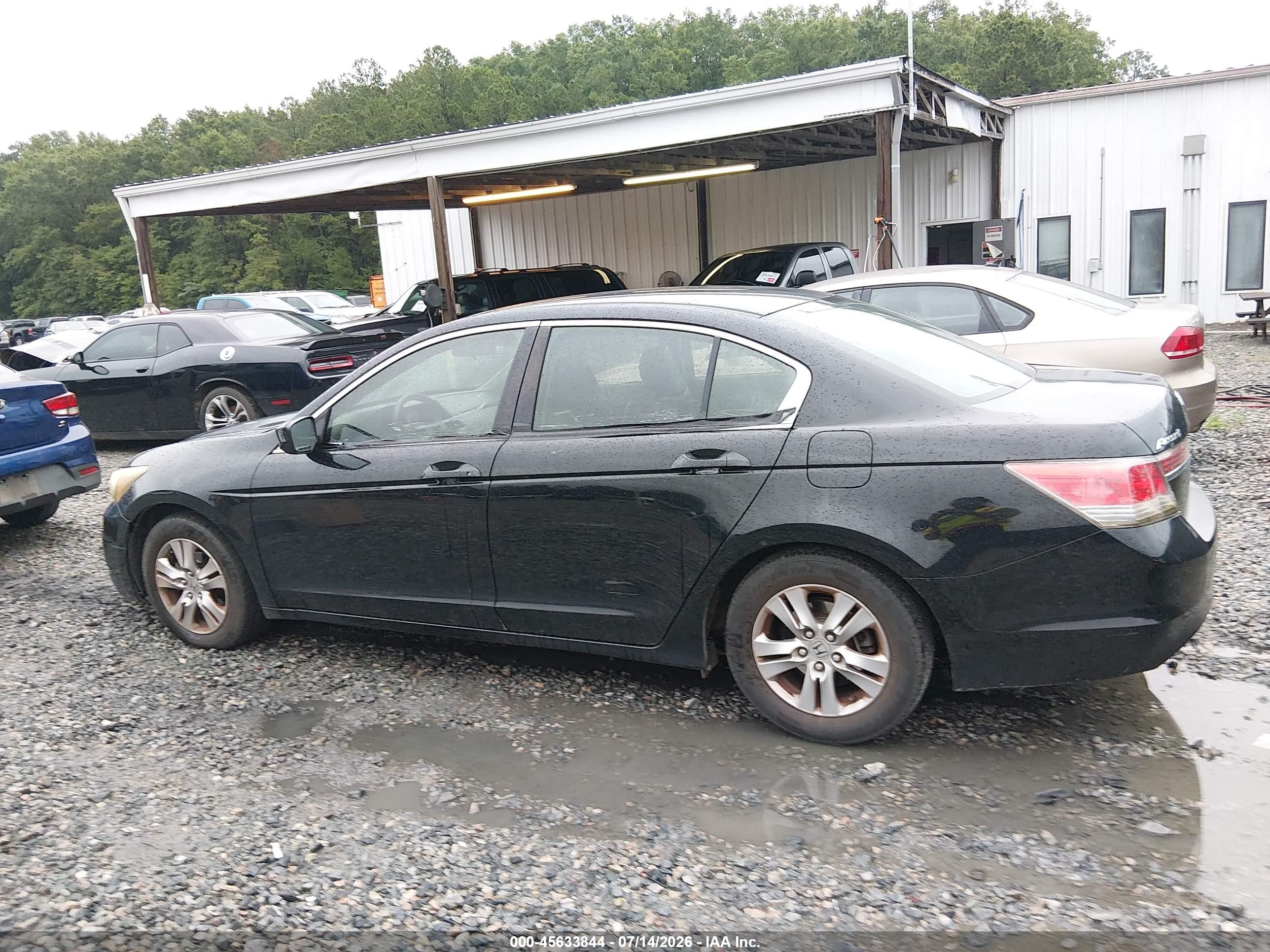 2012 Honda Accord 2.4 Se Black vin: 1HGCP2F63CA232804