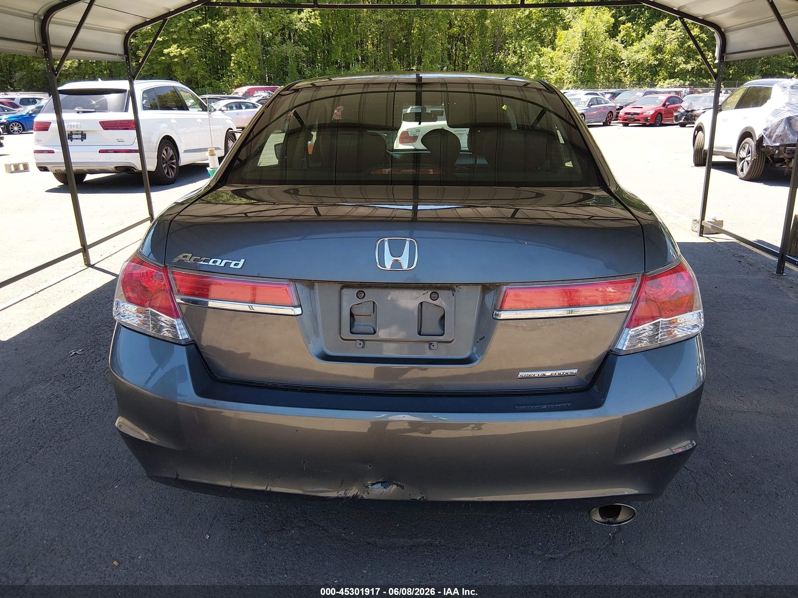 2012 Honda Accord 2.4 Se Gray vin: 1HGCP2F63CA235072