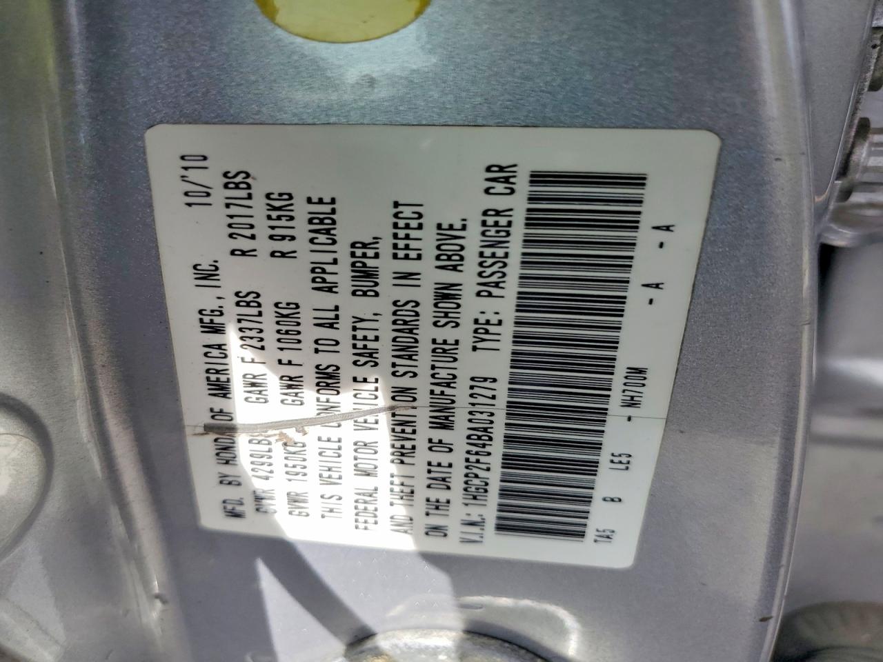 2011 Honda Accord Se Silver vin: 1HGCP2F64BA031279