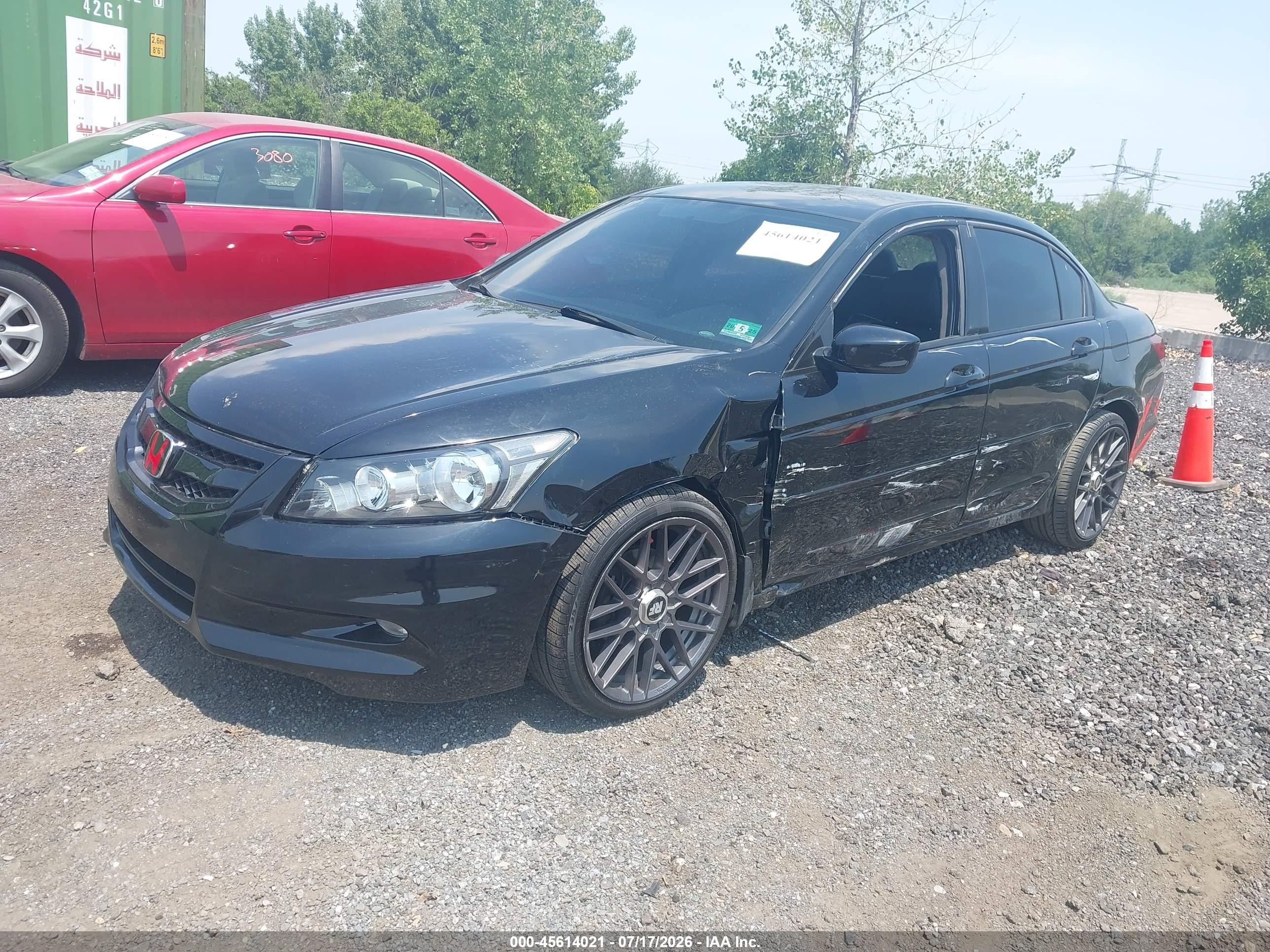 2011 Honda Accord 2.4 Se Черный vin: 1HGCP2F64BA043402