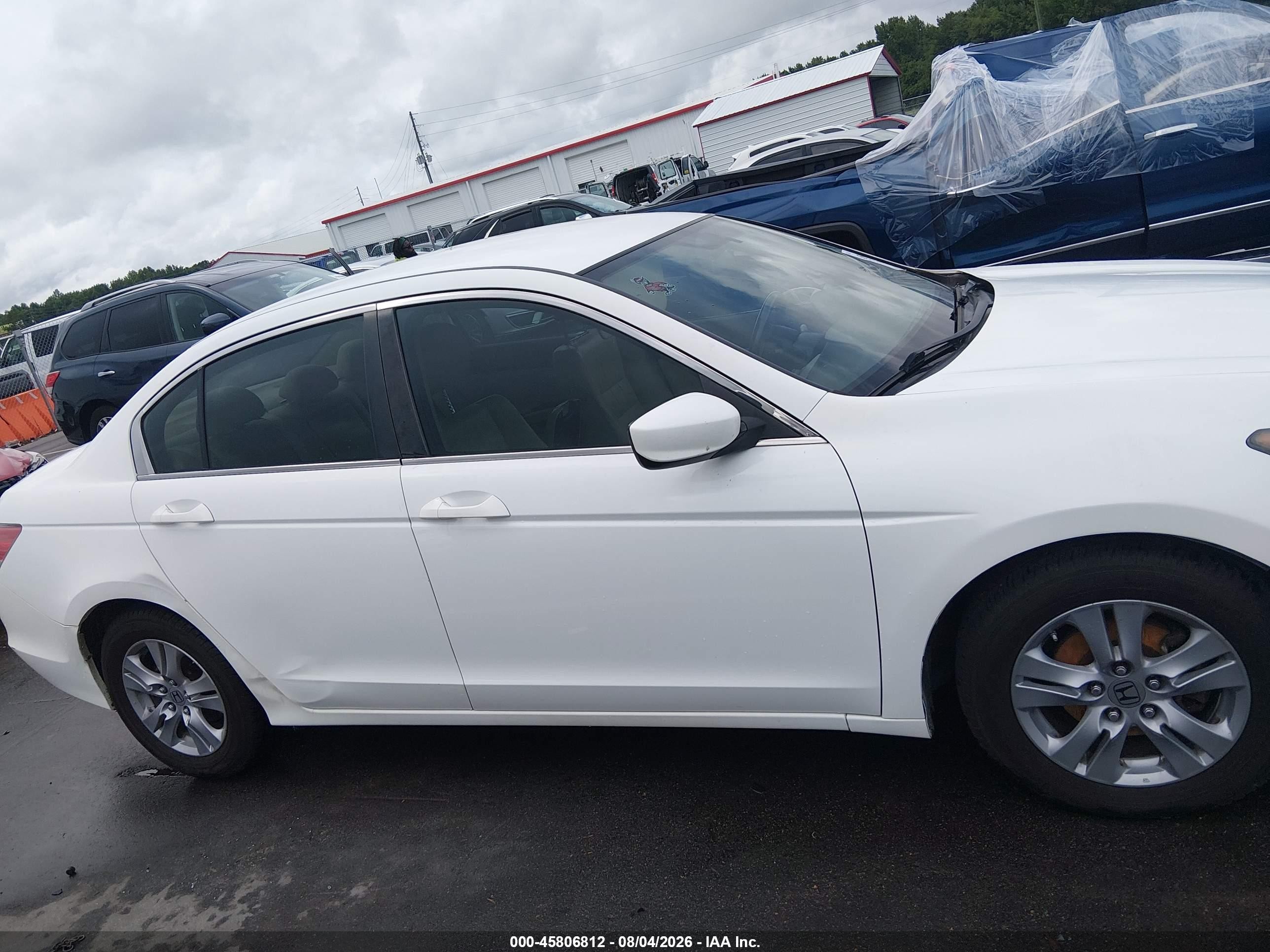 2011 Honda Accord 2.4 Se White vin: 1HGCP2F64BA072592