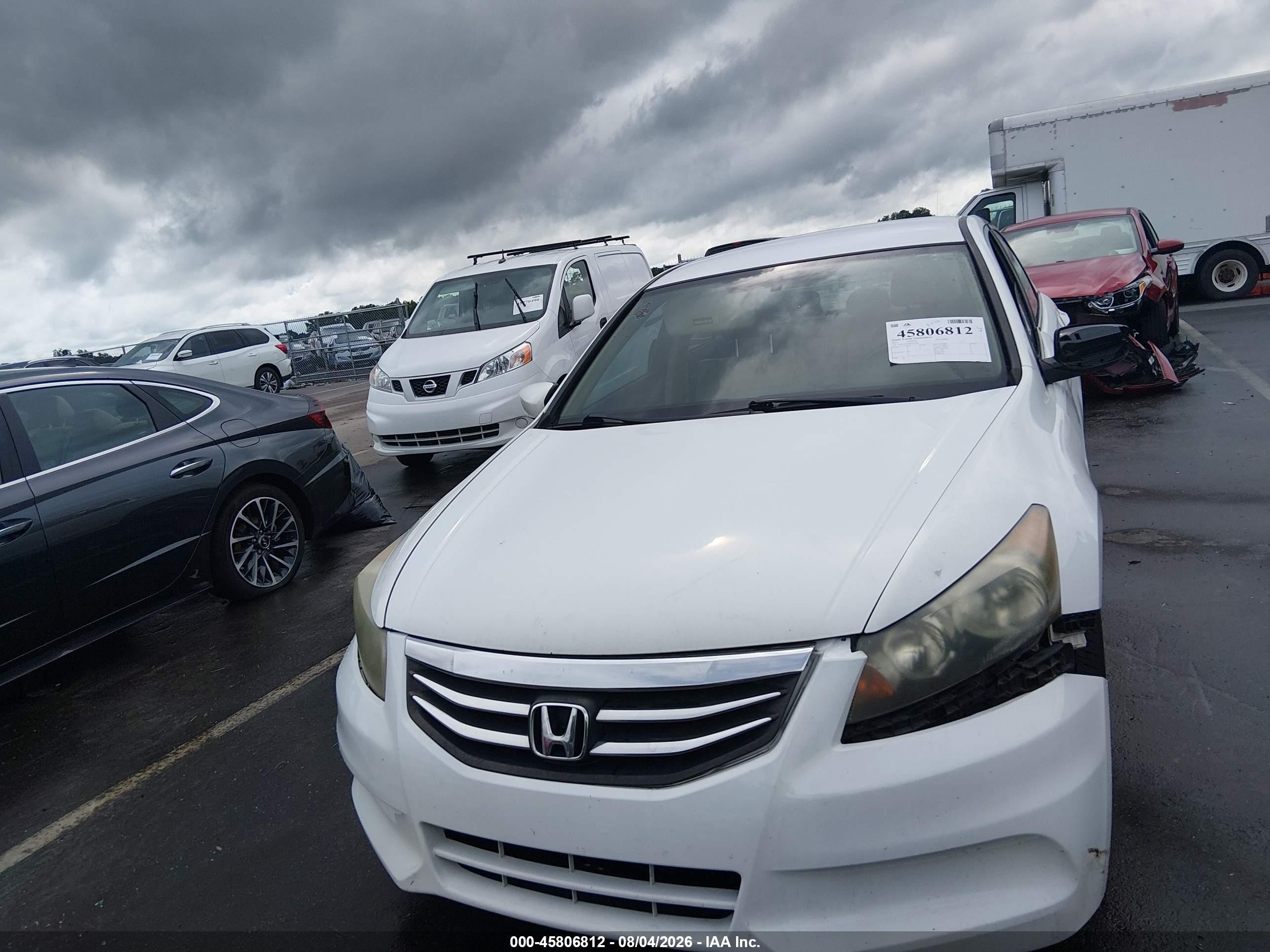 2011 Honda Accord 2.4 Se White vin: 1HGCP2F64BA072592