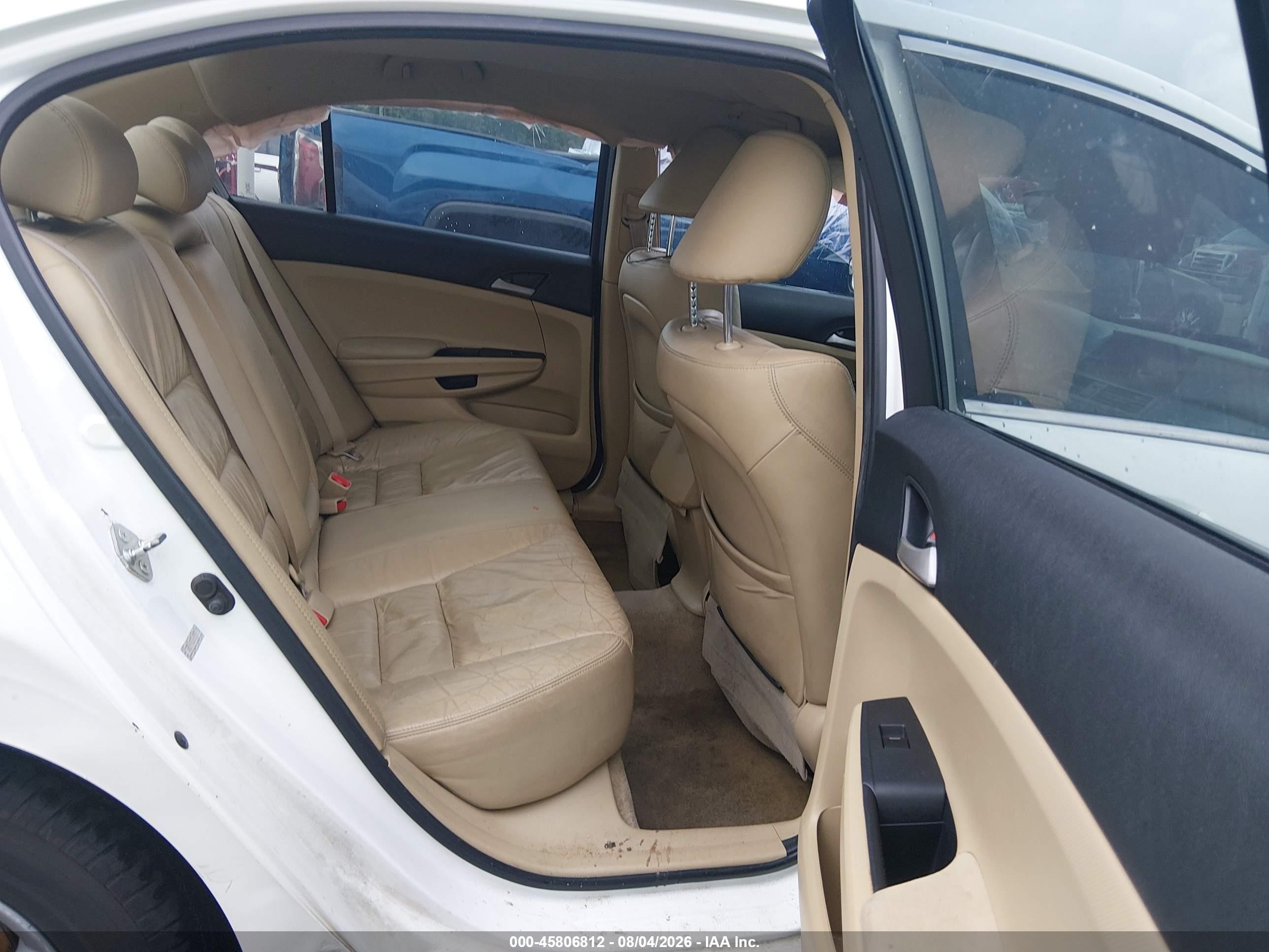 2011 Honda Accord 2.4 Se White vin: 1HGCP2F64BA072592