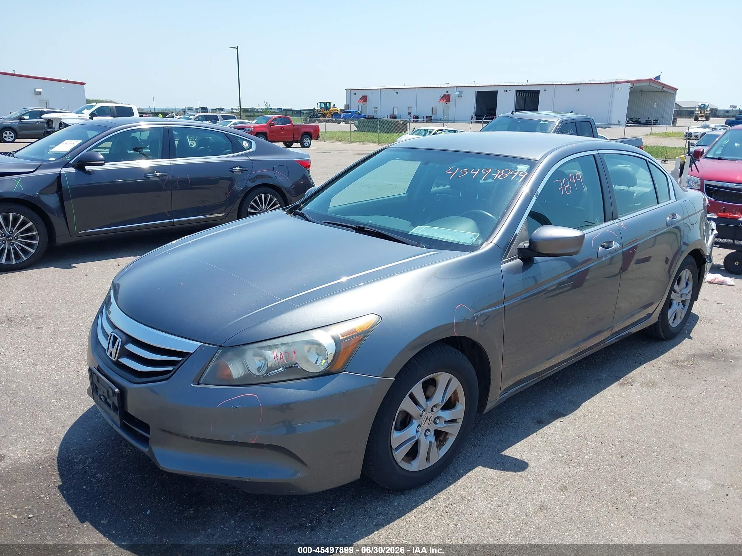 2011 Honda Accord 2.4 Se Gray vin: 1HGCP2F64BA147064