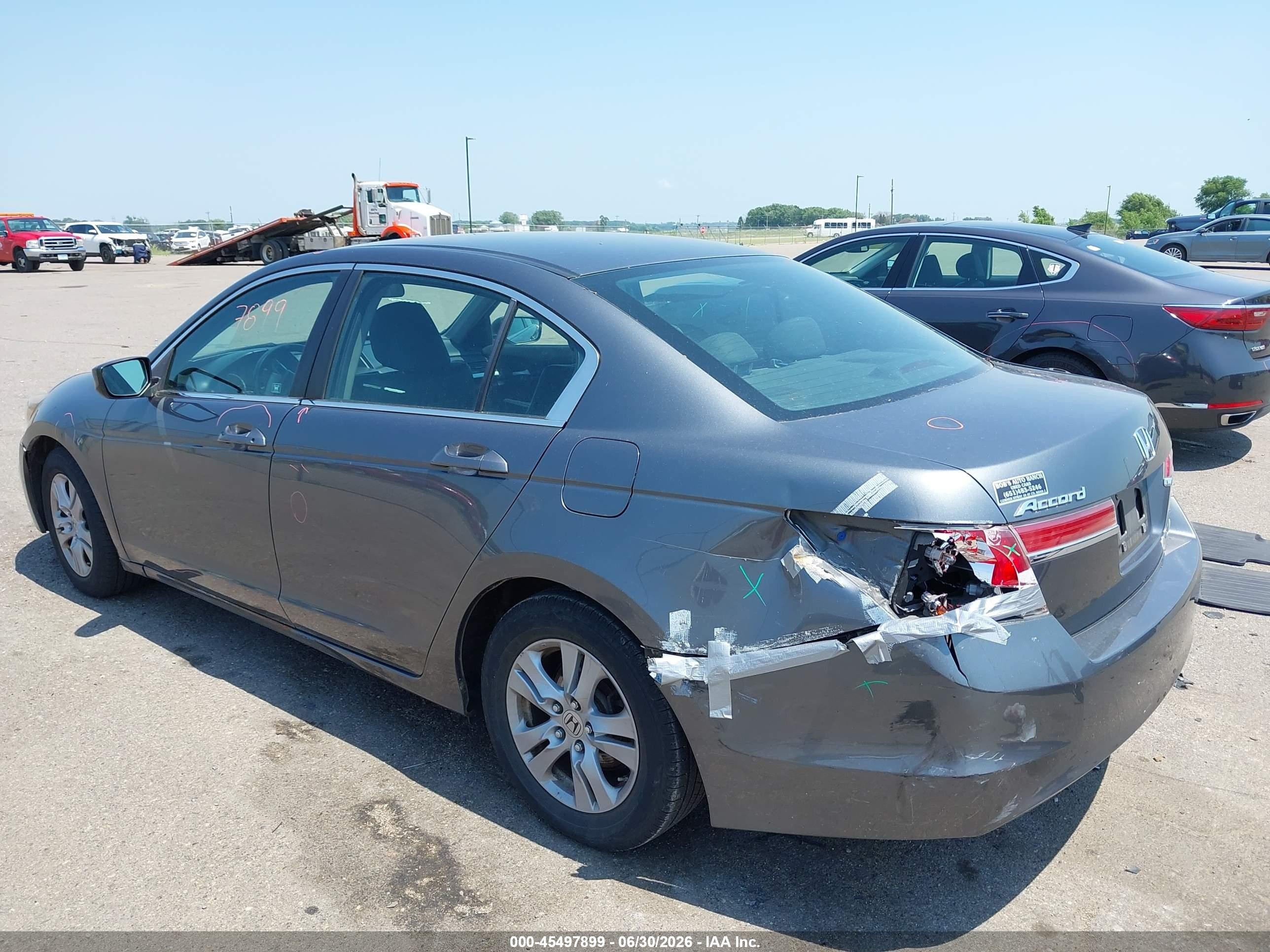 2011 Honda Accord 2.4 Se Gray vin: 1HGCP2F64BA147064