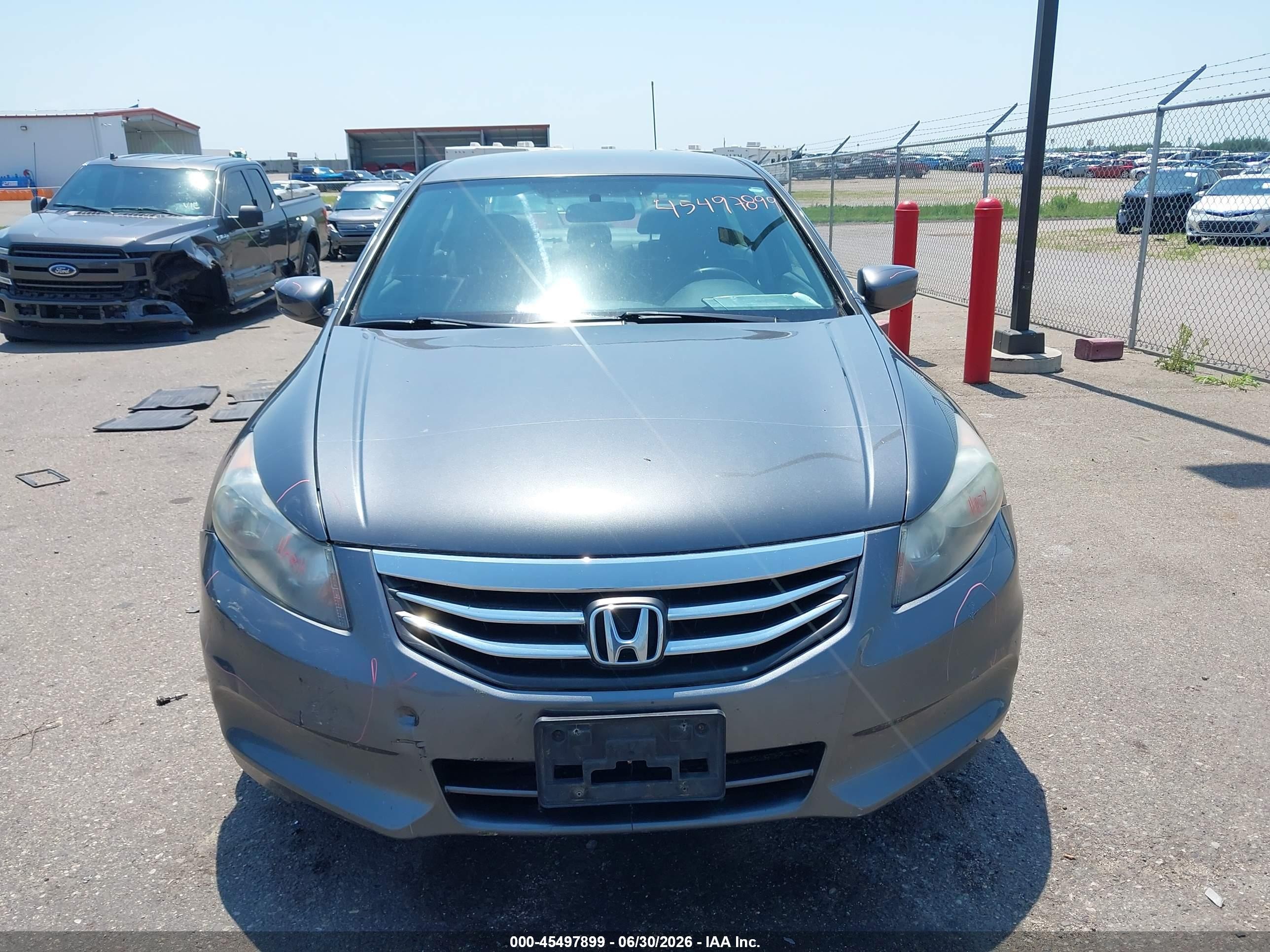 2011 Honda Accord 2.4 Se Gray vin: 1HGCP2F64BA147064
