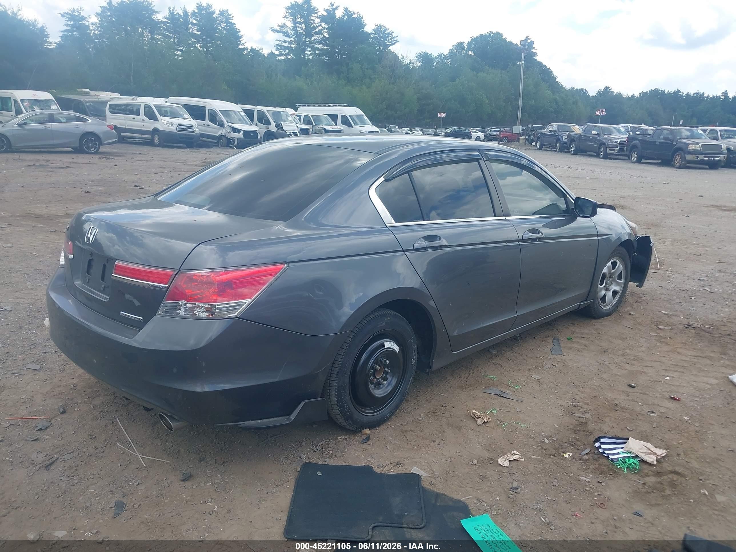 2011 Honda Accord 2.4 Se Black vin: 1HGCP2F64BA148750