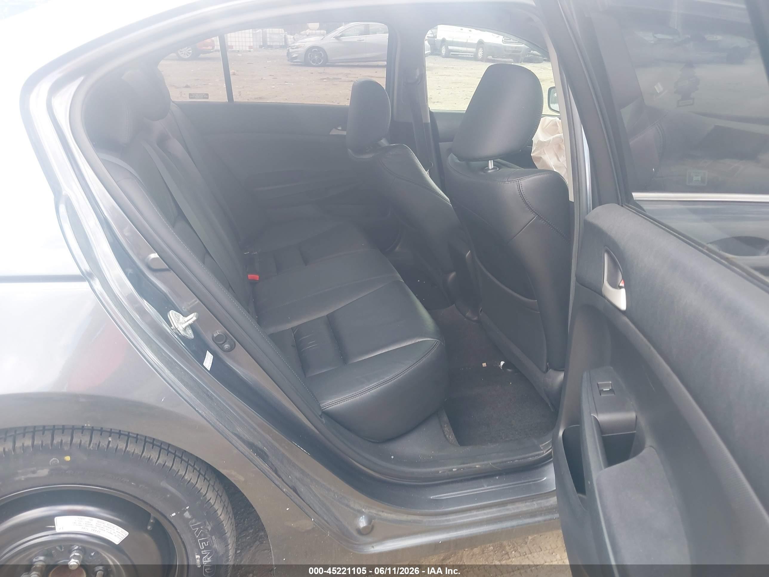 2011 Honda Accord 2.4 Se Black vin: 1HGCP2F64BA148750