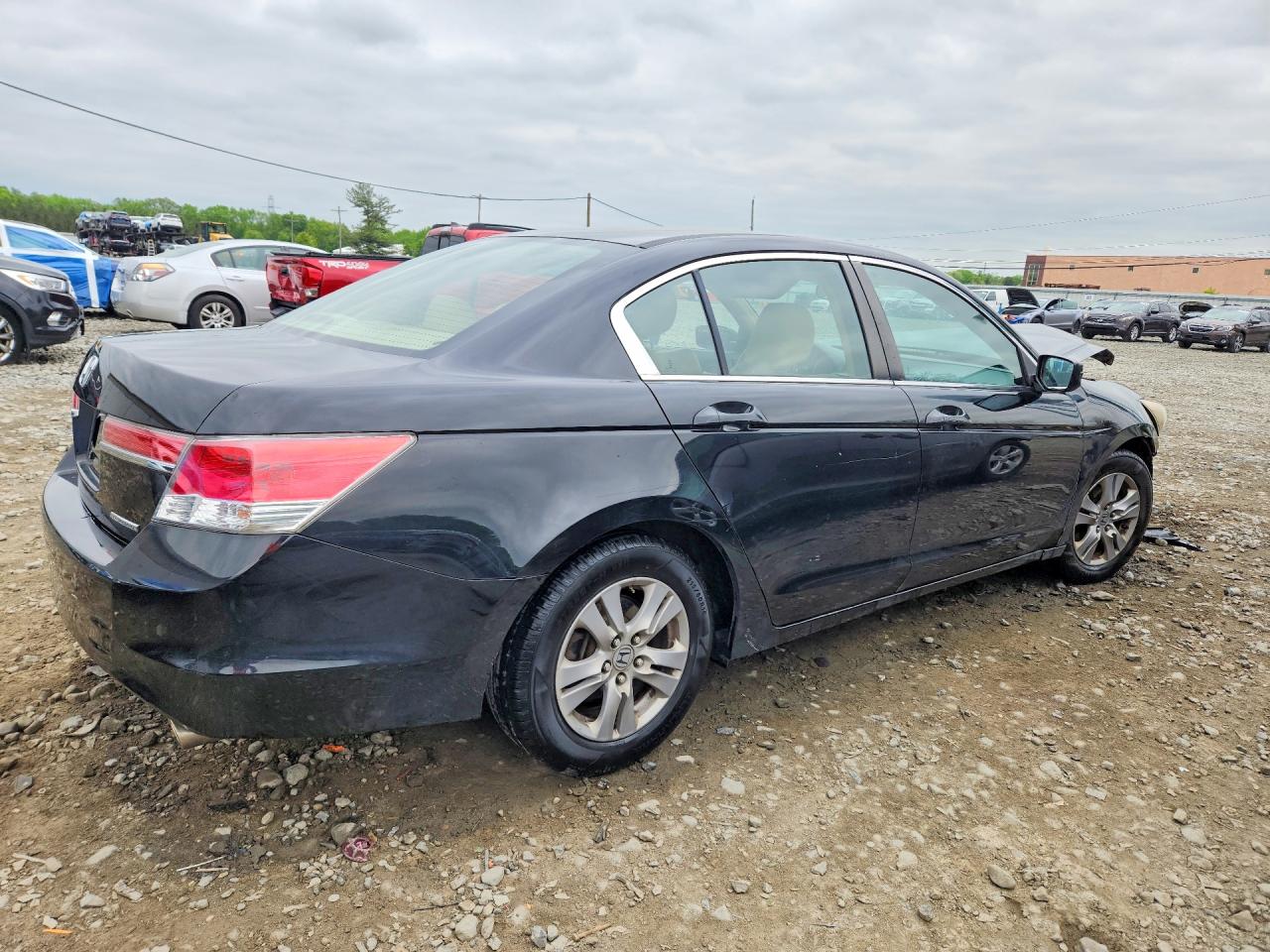 2012 Honda Accord Se Black vin: 1HGCP2F64CA021711